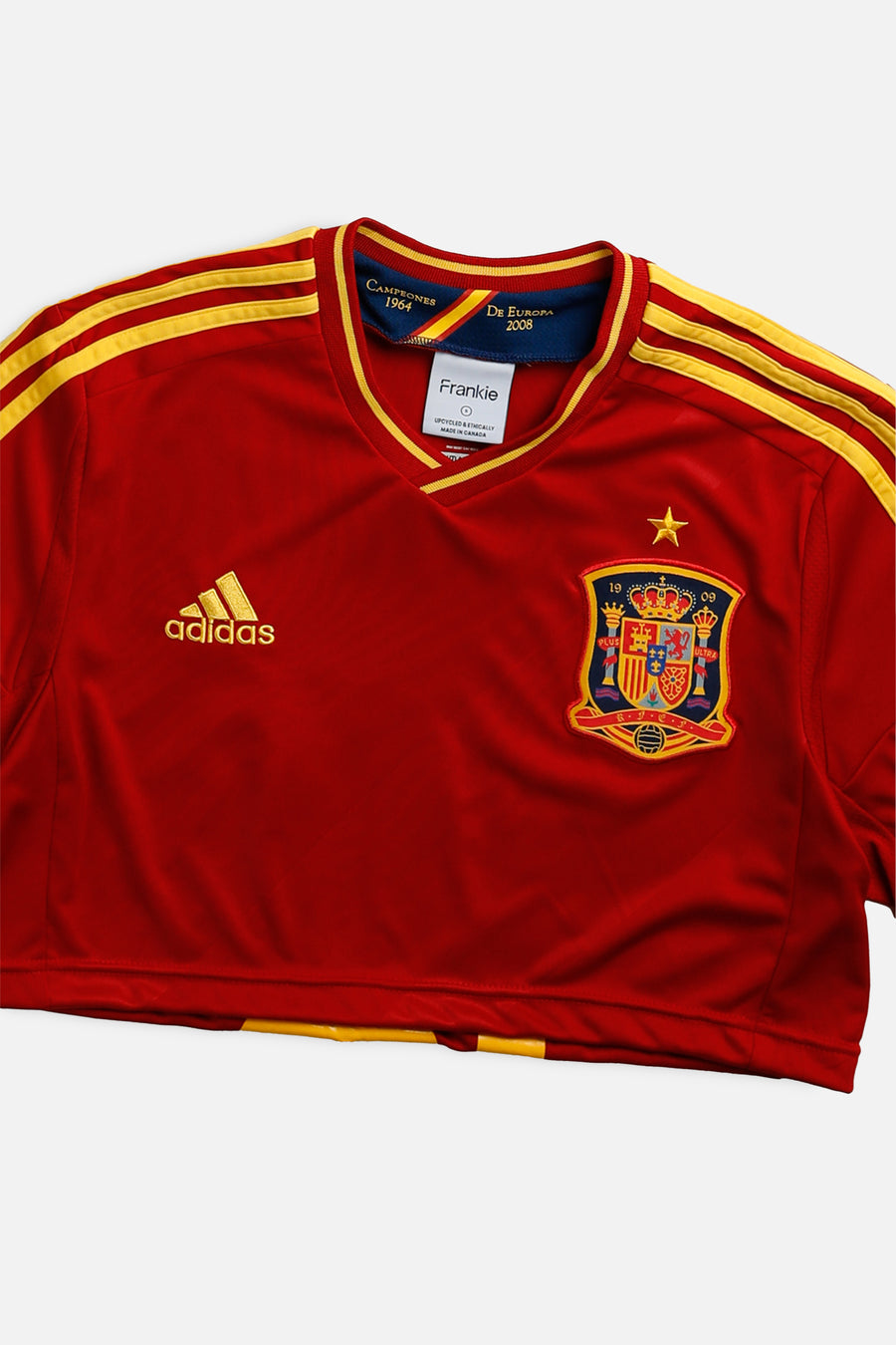 Rework Crop Spain Soccer Jersey - S