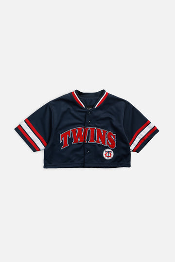 Rework Crop Minnesota Twins MLB Jersey - S