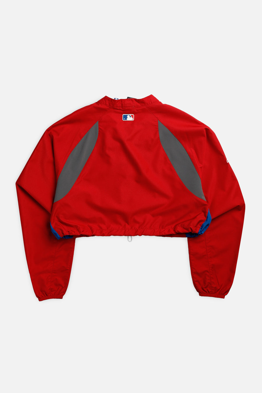 Rework Philadelphia Phillies MLB Crop Windbreaker - XL