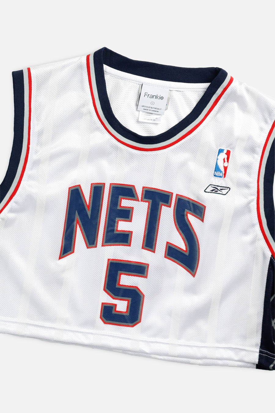 Rework New Jersey Nets NBA Crop Jersey - S