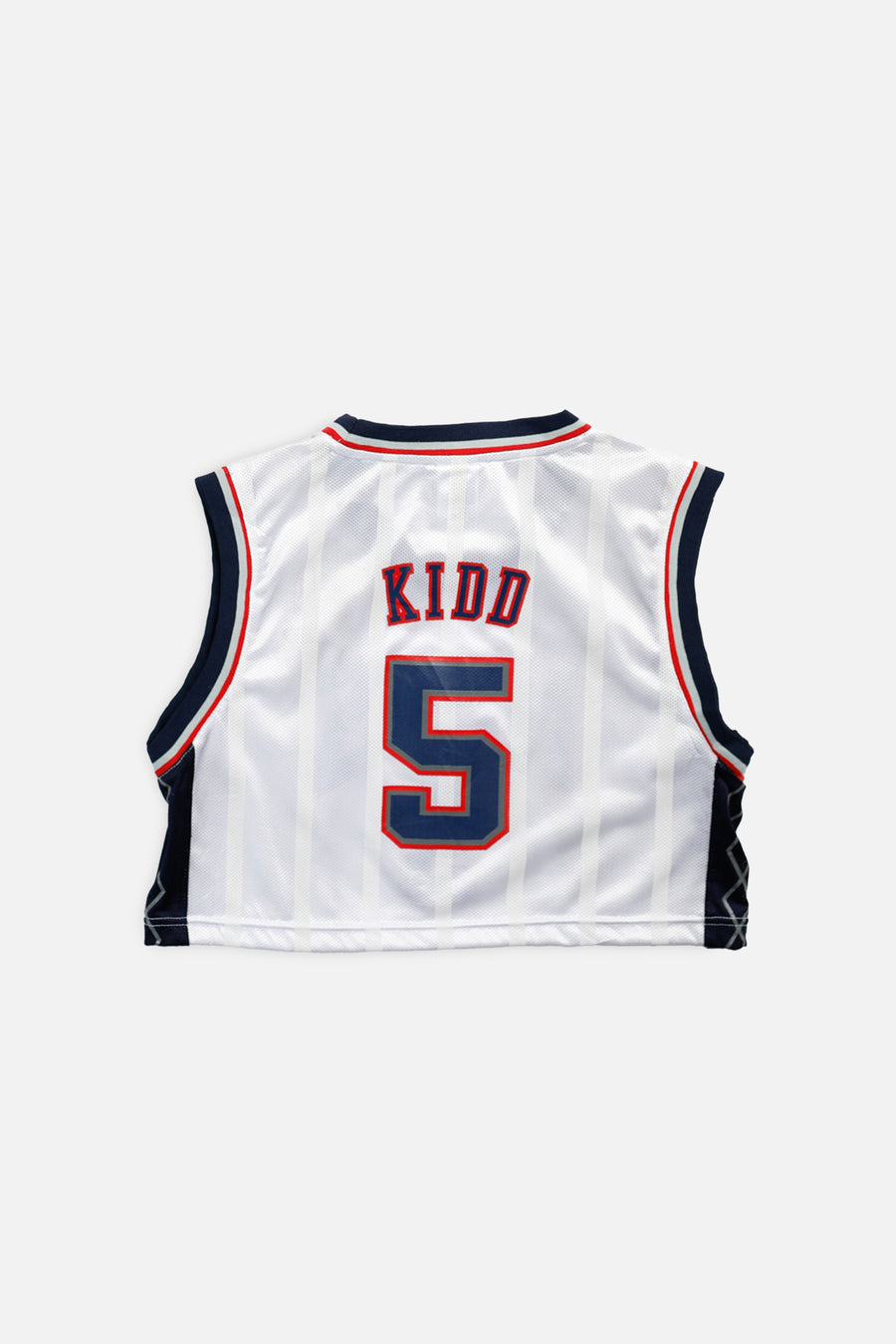 Rework New Jersey Nets NBA Crop Jersey - S