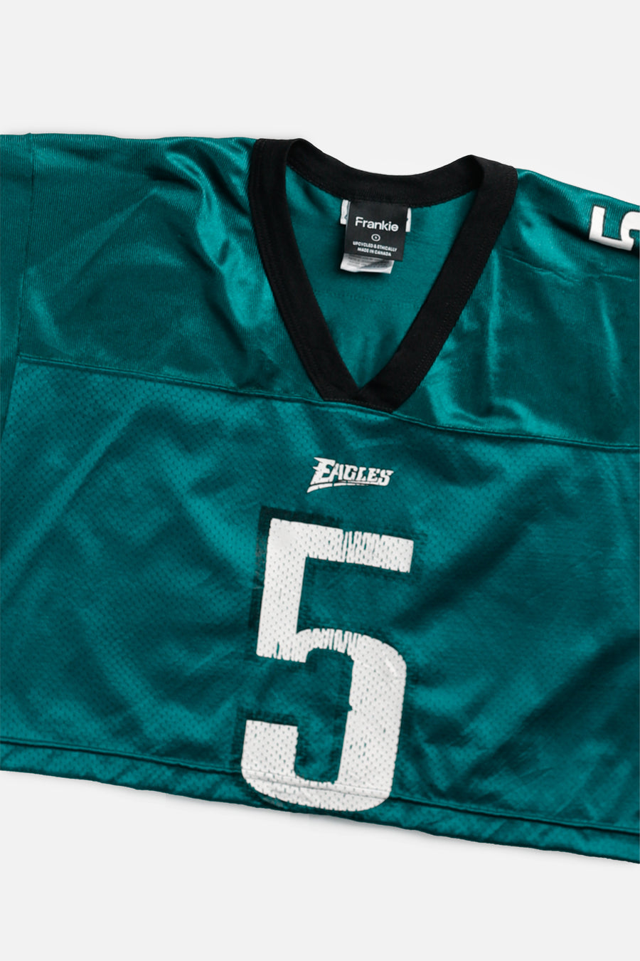 Rework Crop Philadelphia Eagles NFL Jersey - S