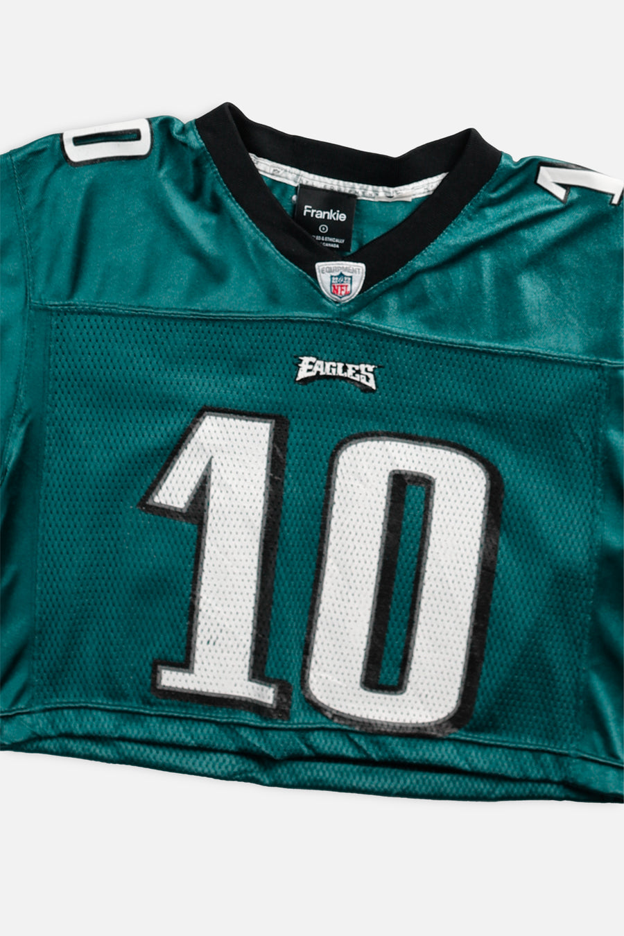 Rework Crop Philadelphia Eagles NFL Jersey - S