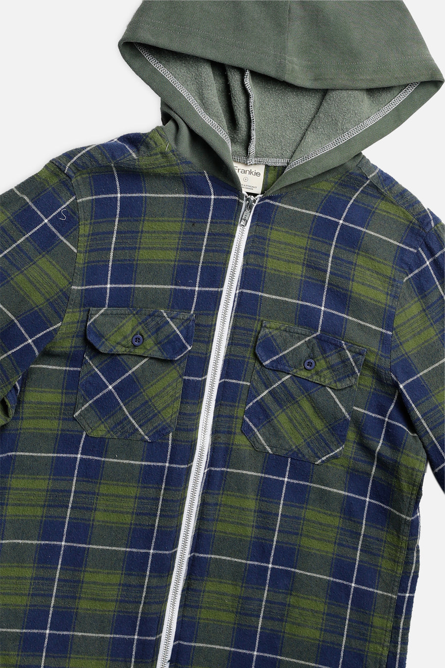 Unisex Rework Hooded Flannel - S