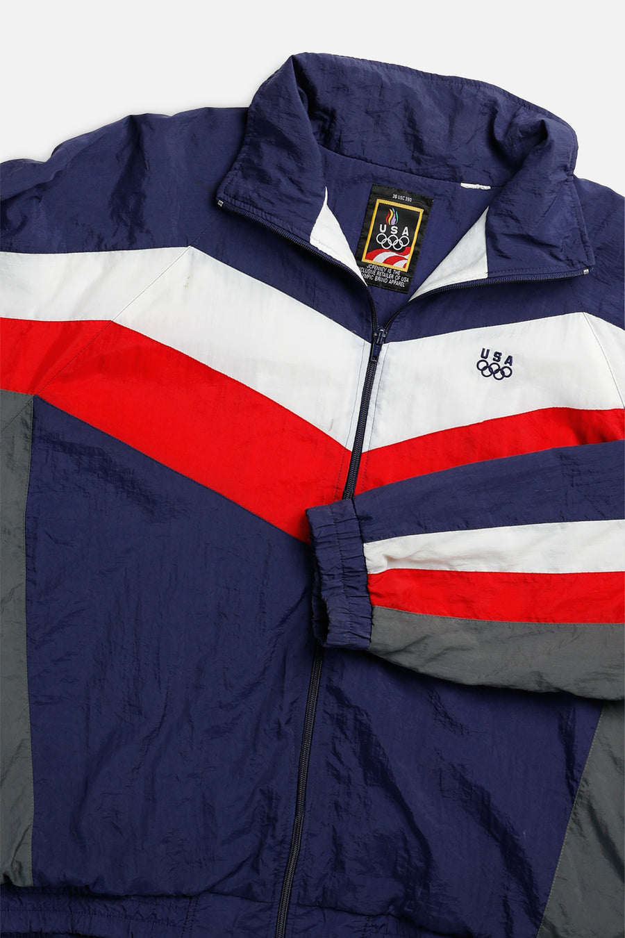 Vintage USA Olympics Windbreaker Jacket - L