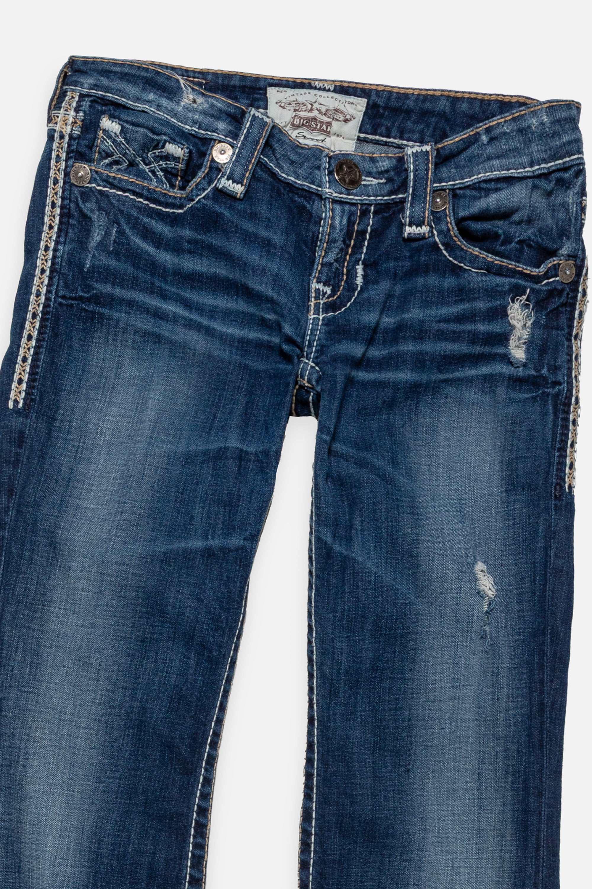 Vintage Bootcut Denim Jeans
