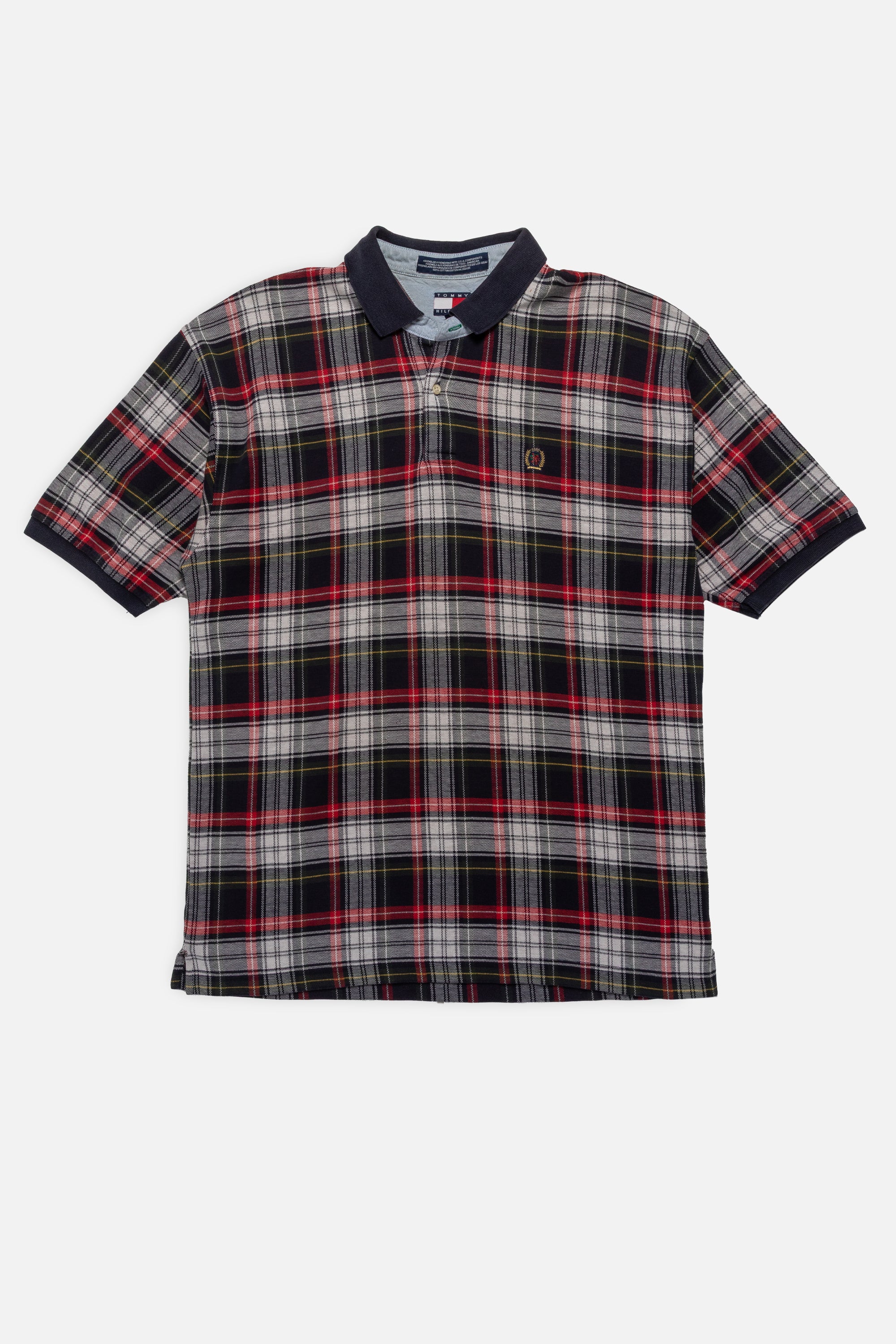 Vintage Tommy Hilfiger Plaid Polo Shirt