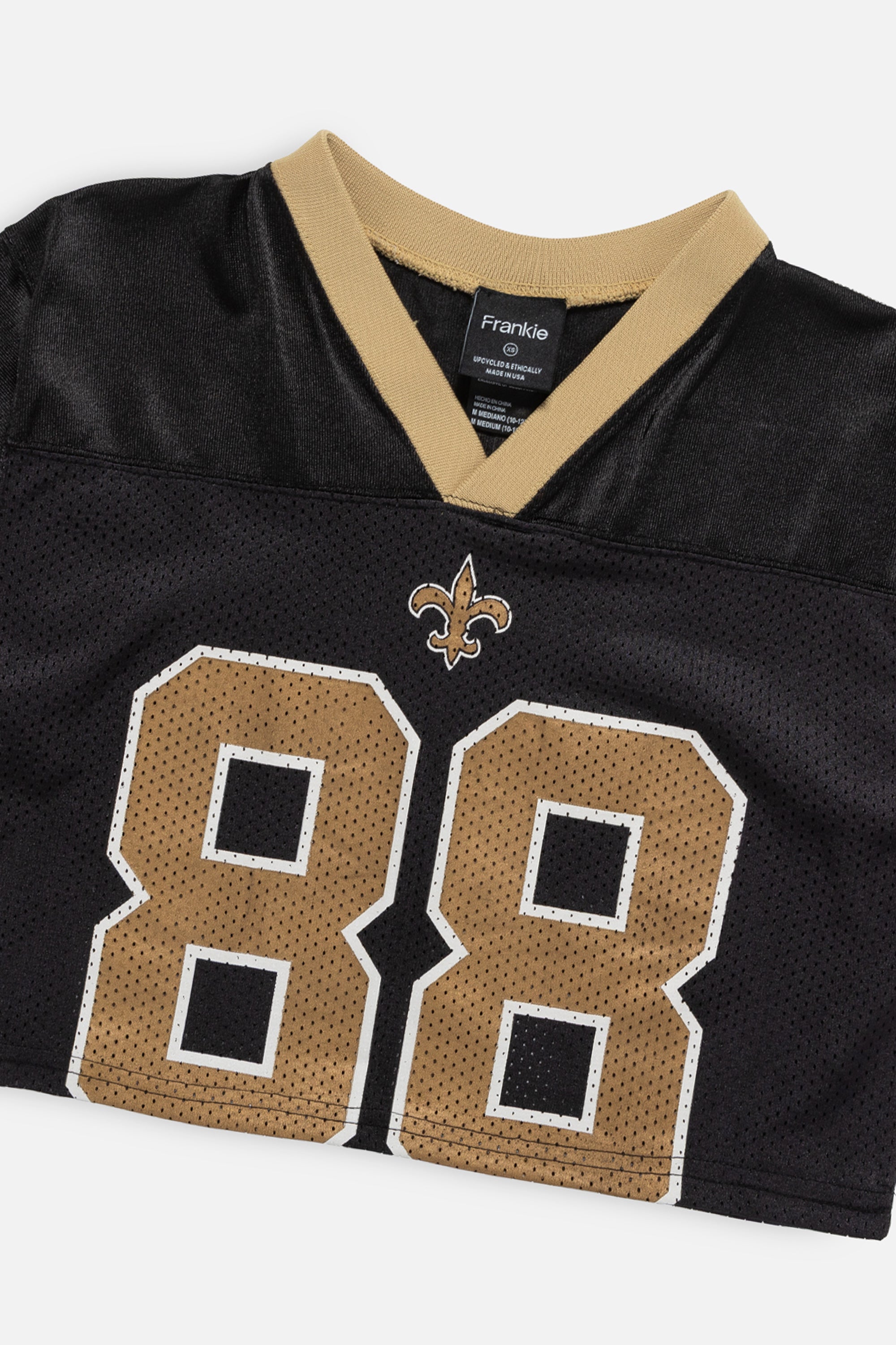 Rework New Orleans Saints  Crop Jersey