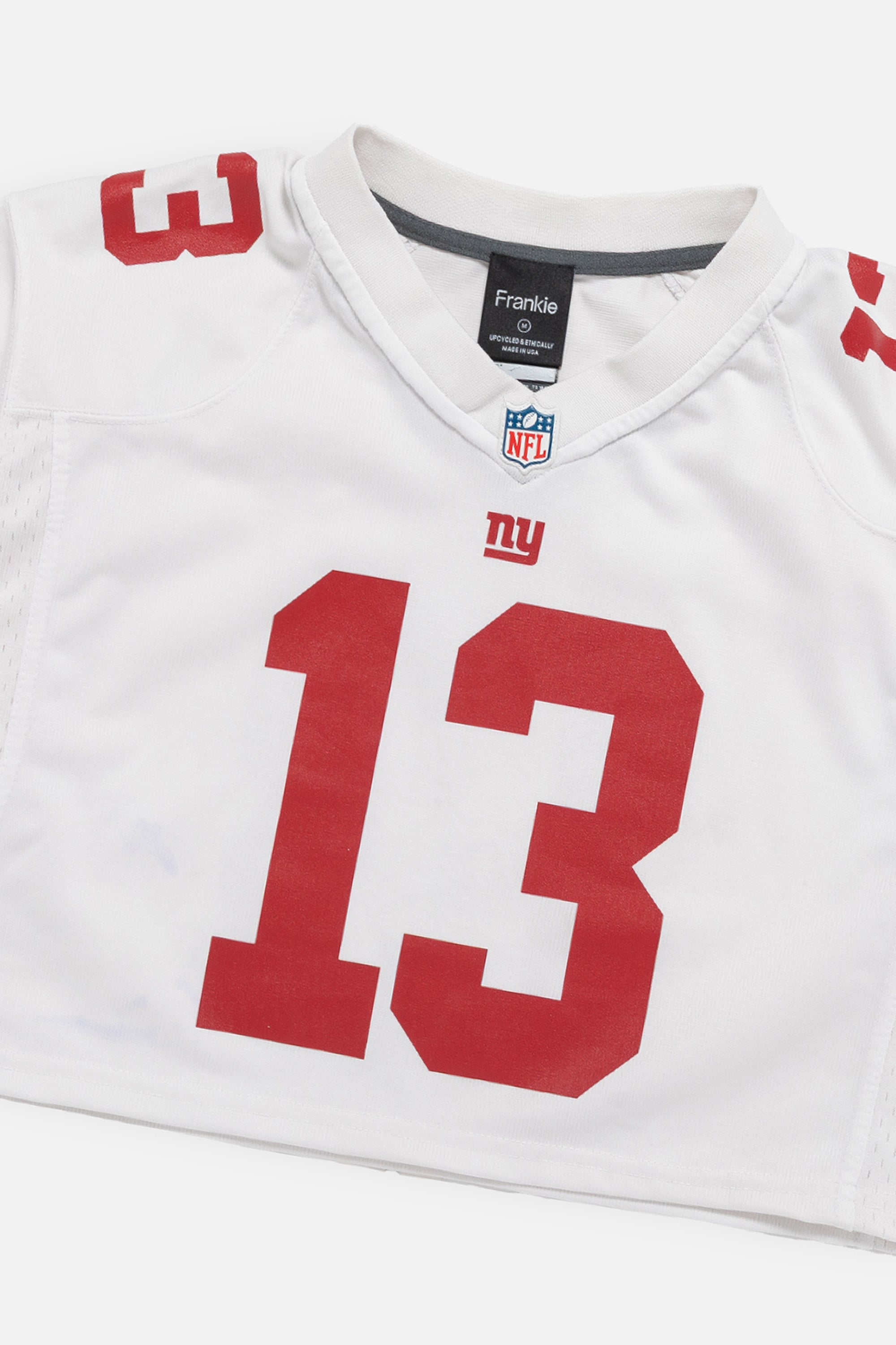 Rework New York Giants Crop Jersey