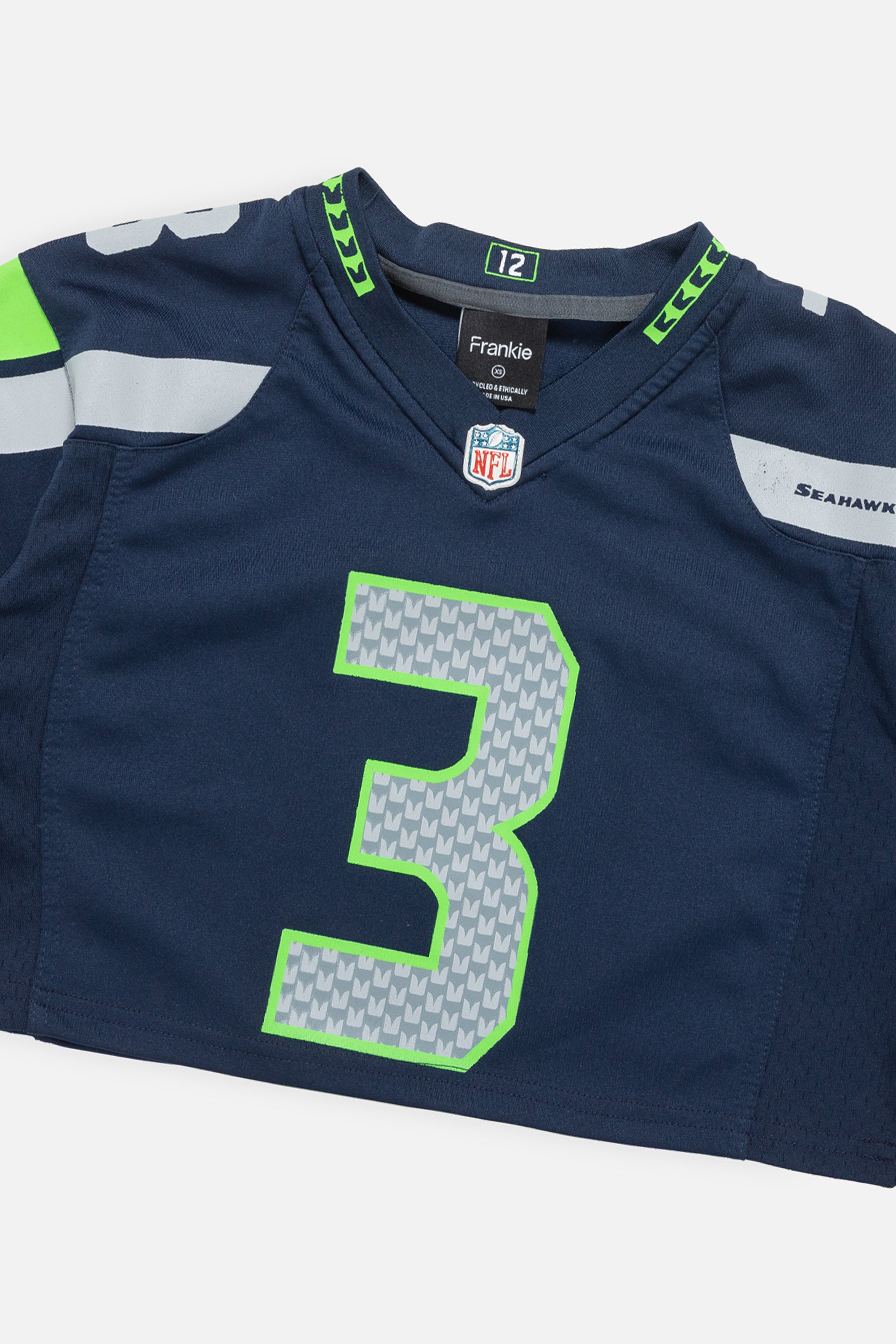 Rework Seattle Seahawks Crop Jersey
