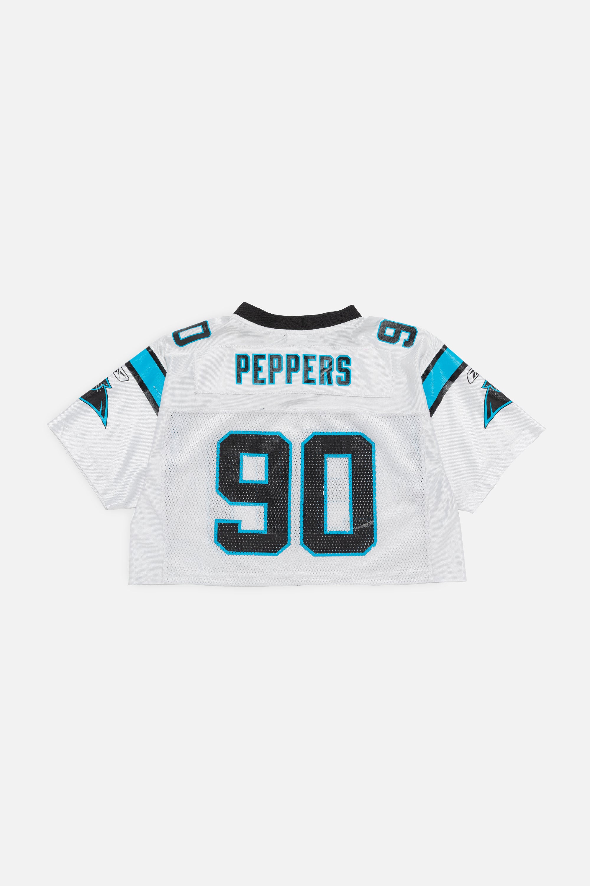 Rework Carolina Panthers Crop Jersey