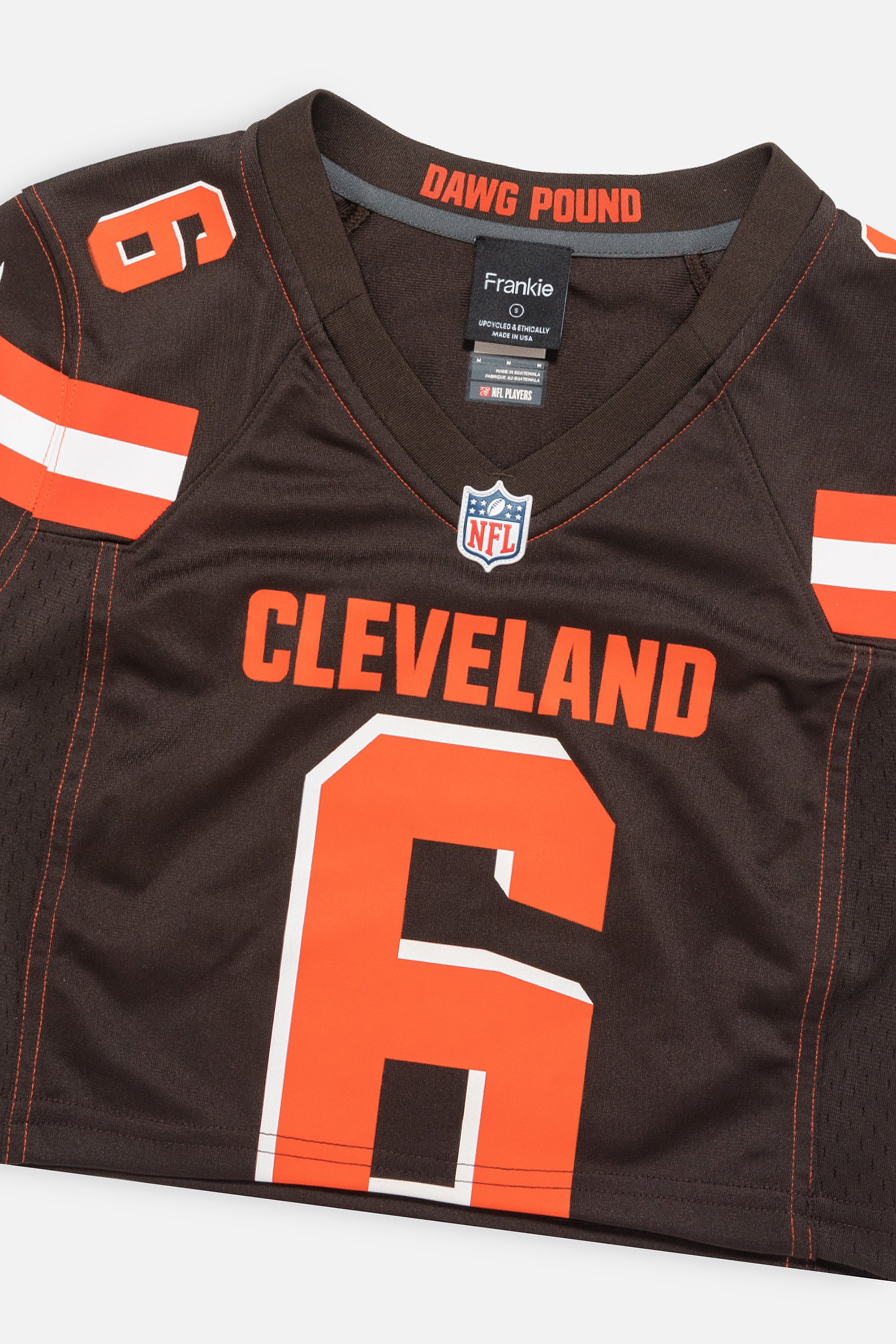 Rework Cleveland Browns Crop Jersey