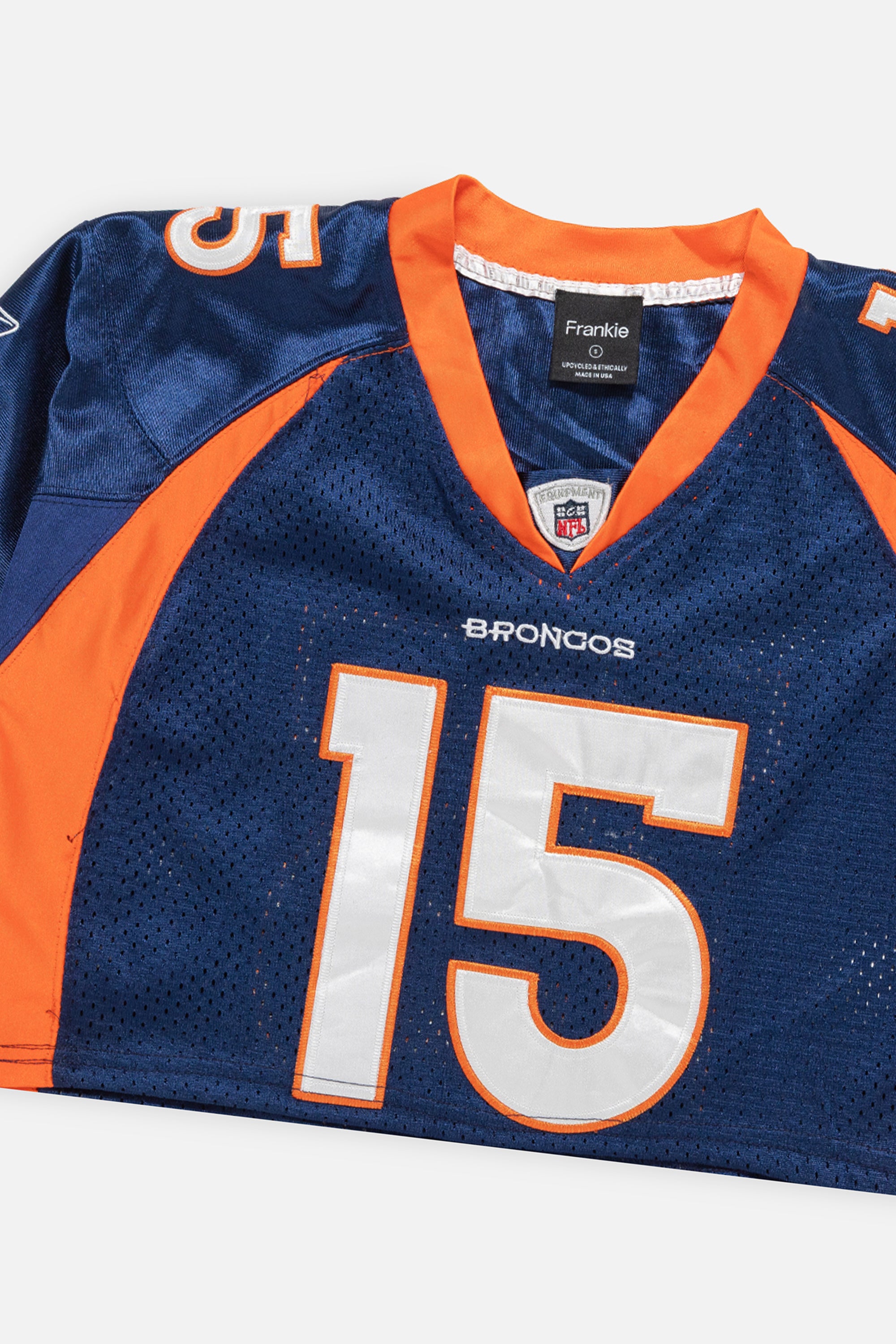 Rework Denver Broncos Crop Jersey
