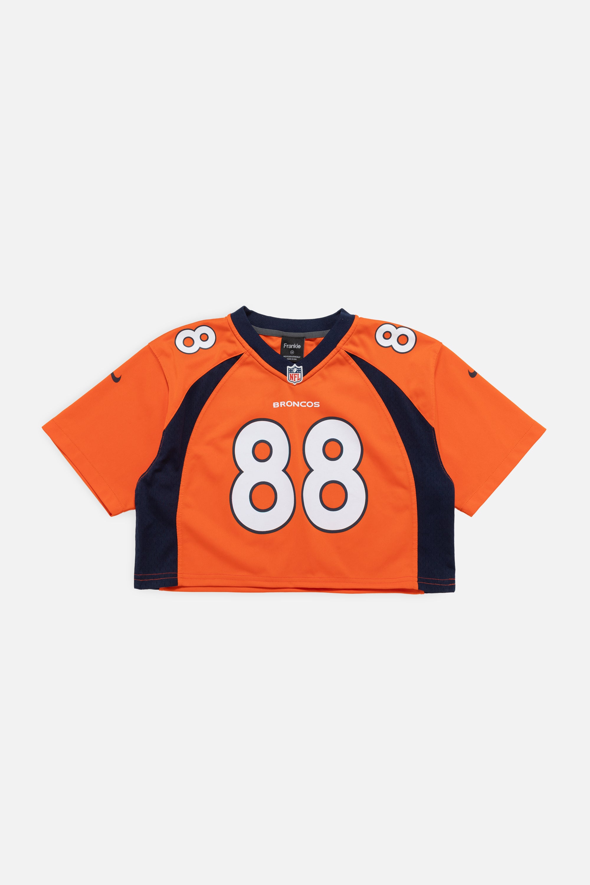 Rework Denver Broncos Crop Jersey