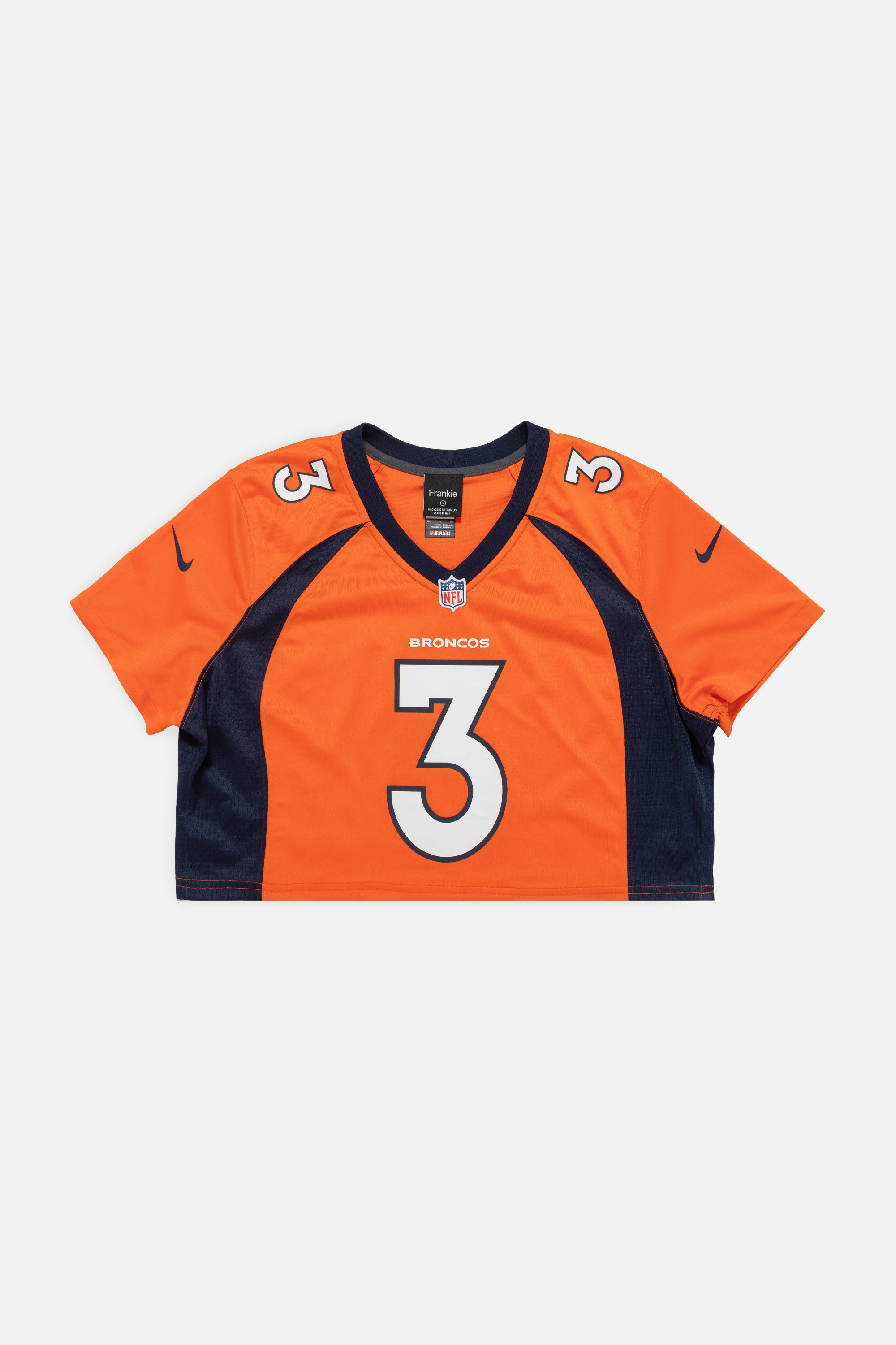 Rework Denver Broncos Crop Jersey