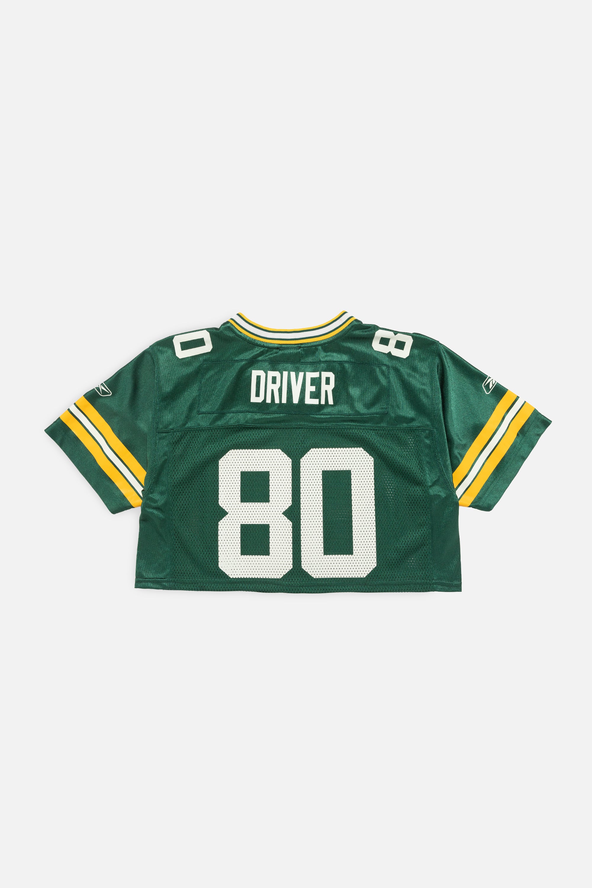 Rework Green Bay Packers Crop Jersey