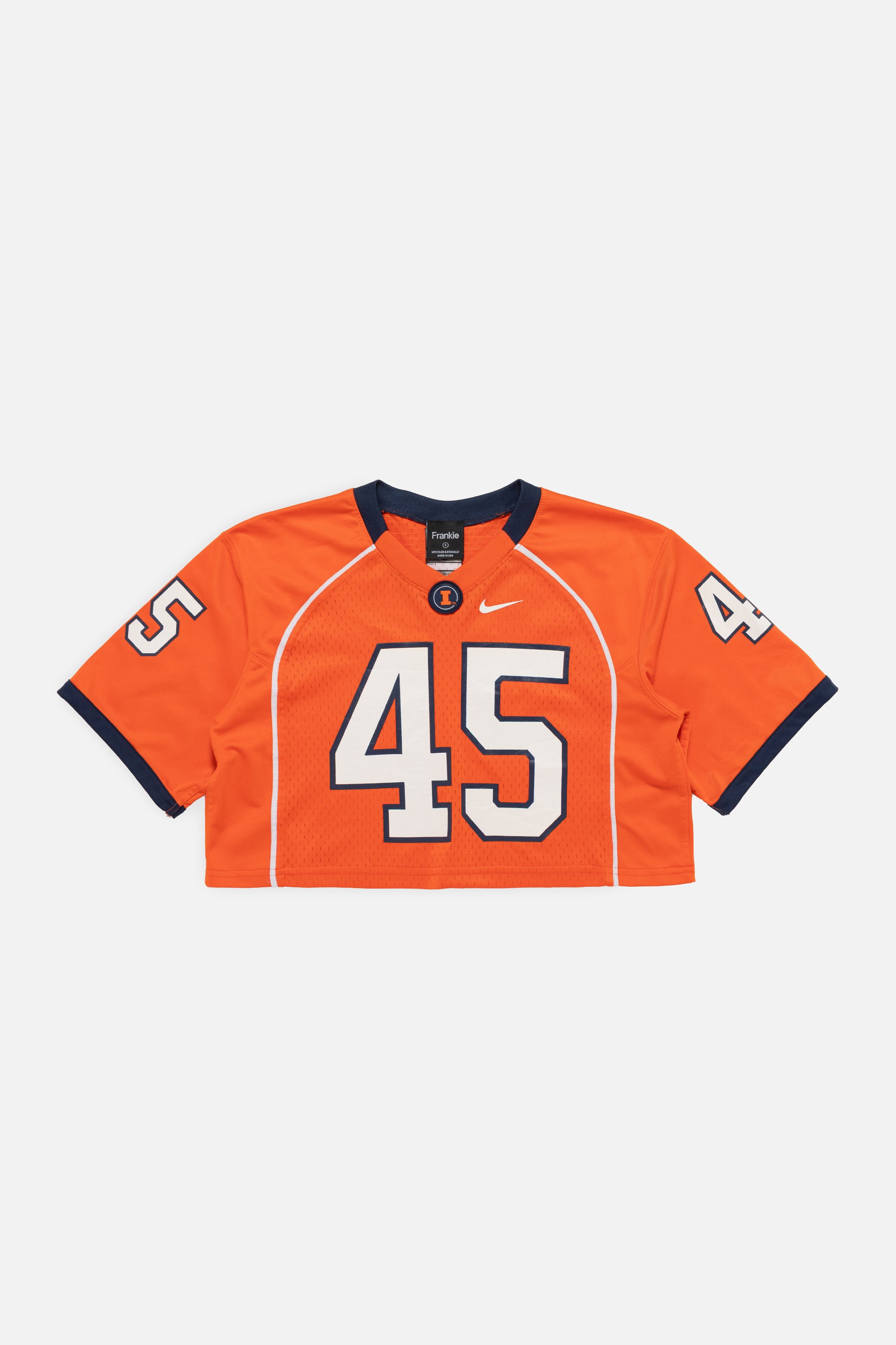 Rework Illinois Fighting Illini Crop Jersey