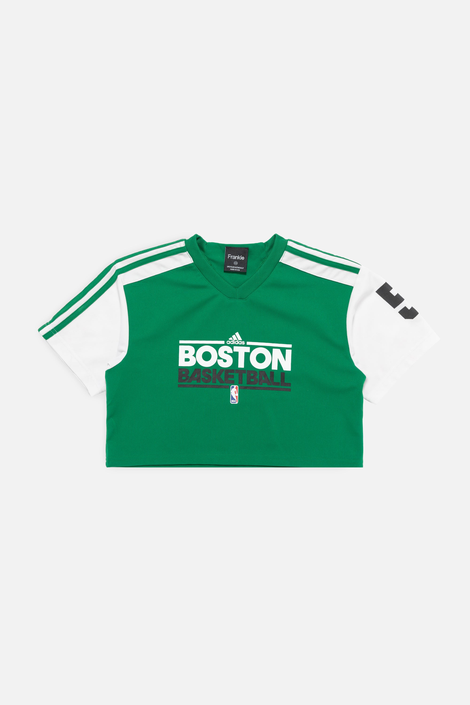 Rework Boston Celtics Crop Jersey