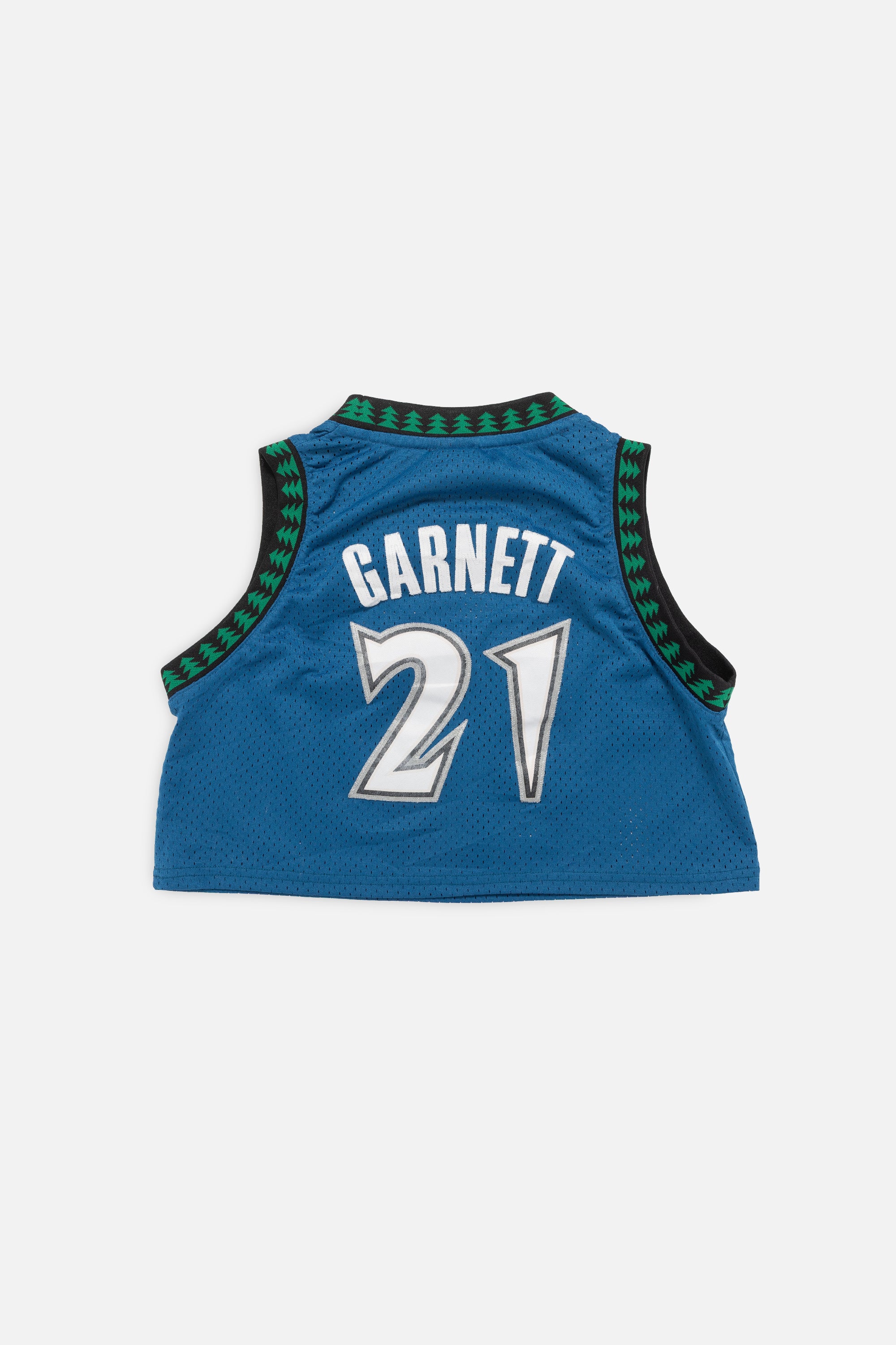 Rework Minnesota Timberwolves Crop Jersey