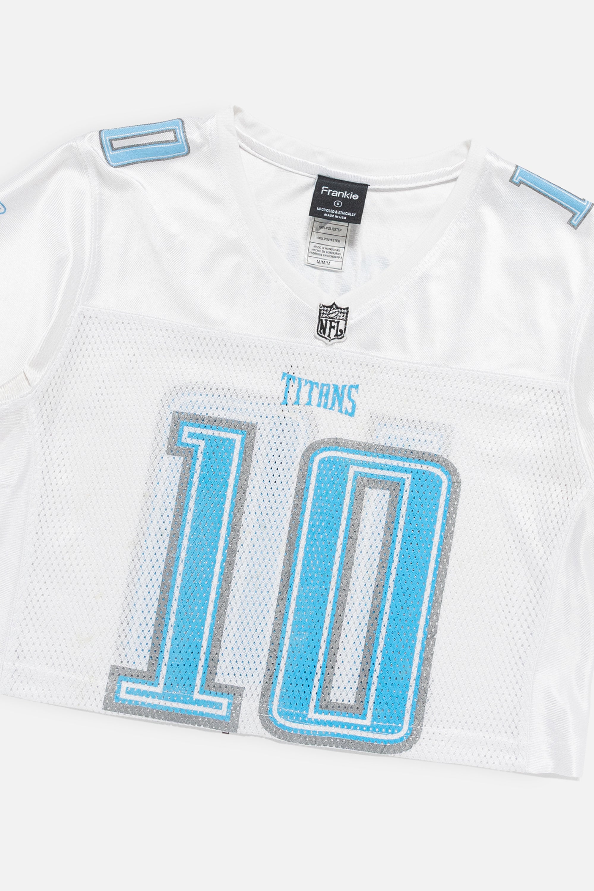 Rework Tennessee Titans Crop Jersey-NFL-Frankie Collective-Rework-Vintage-Streetwear