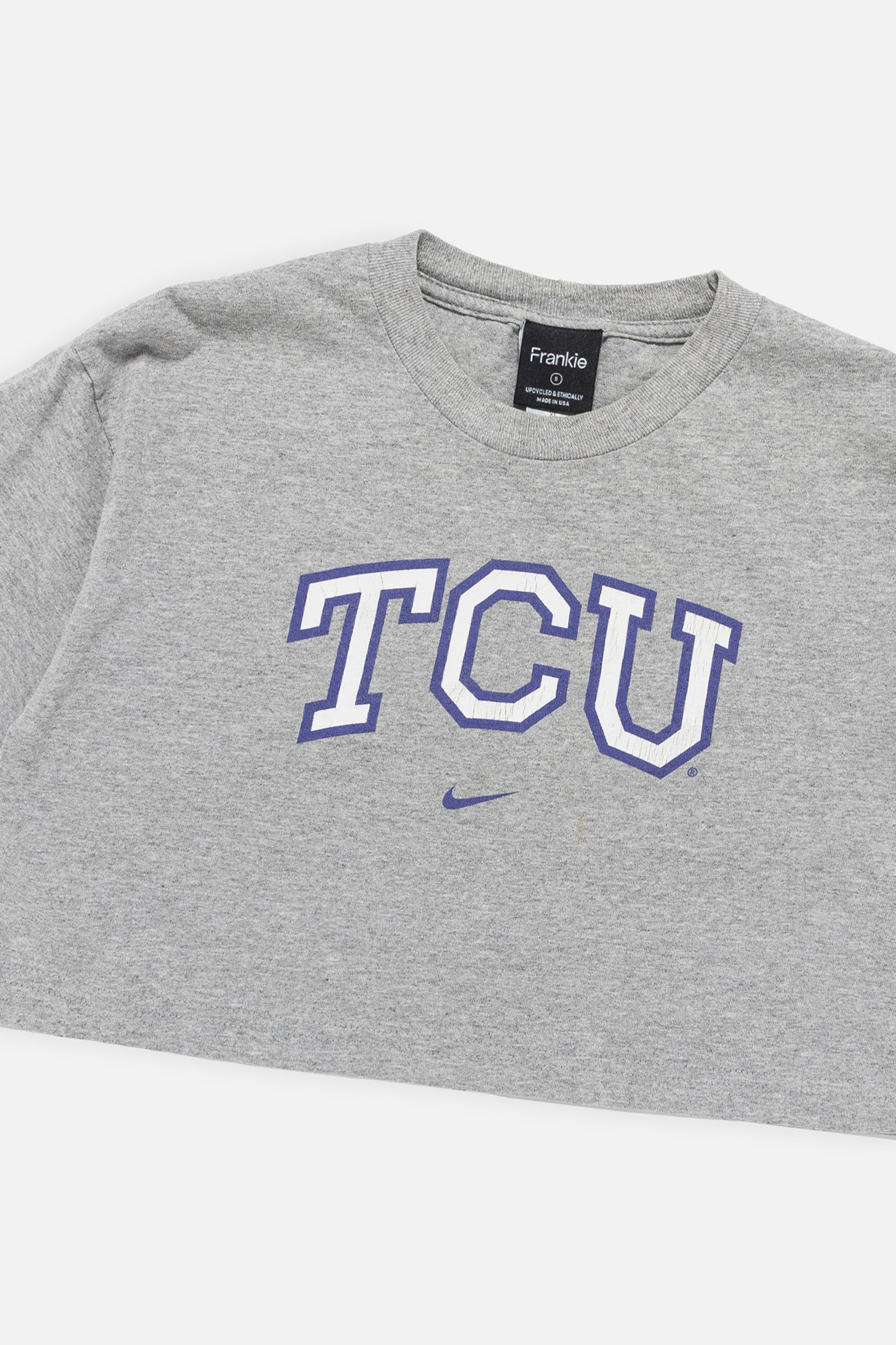 Rework TCU Horned Frogs Crop Tee