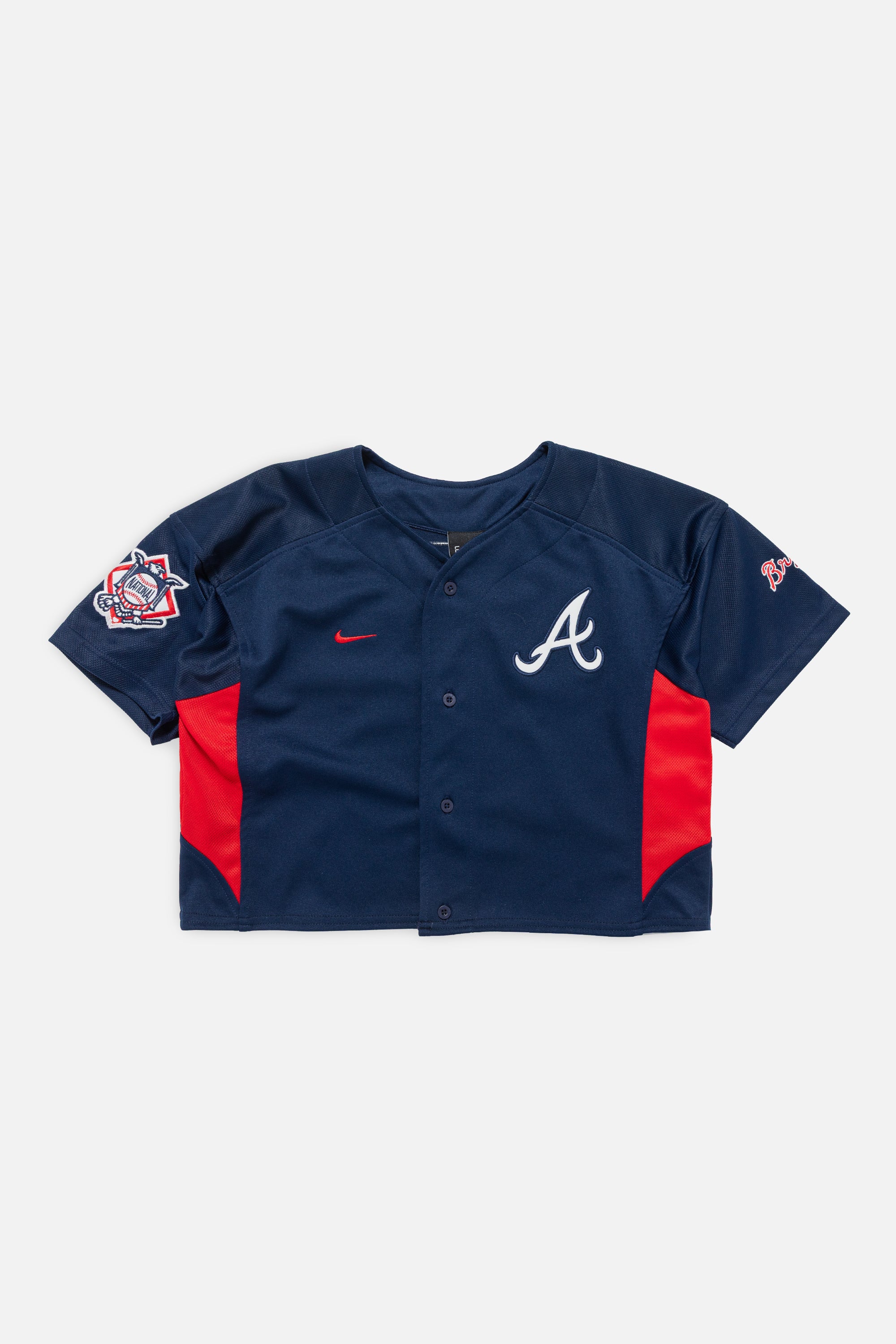 Rework Atlanta Braves Crop Jersey