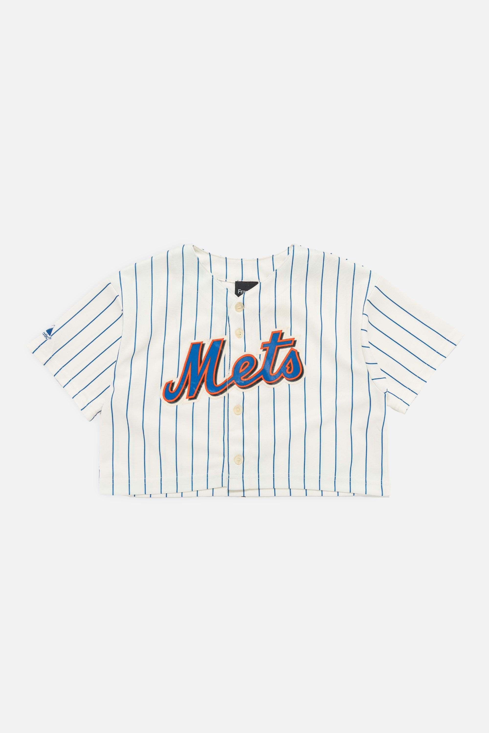 Rework New York Mets Crop Jersey
