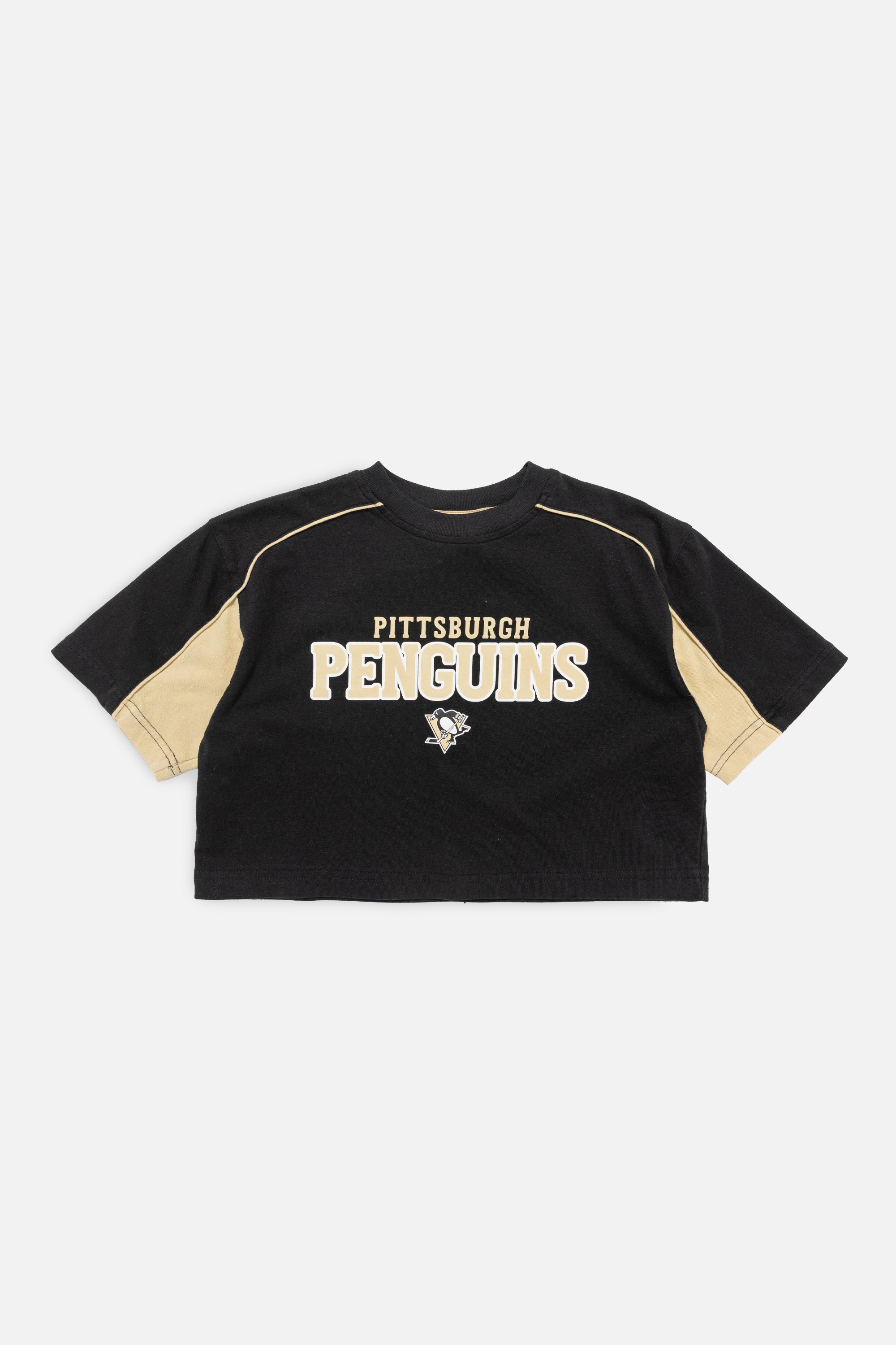 Rework Pittsburgh Penguins Crop Tee