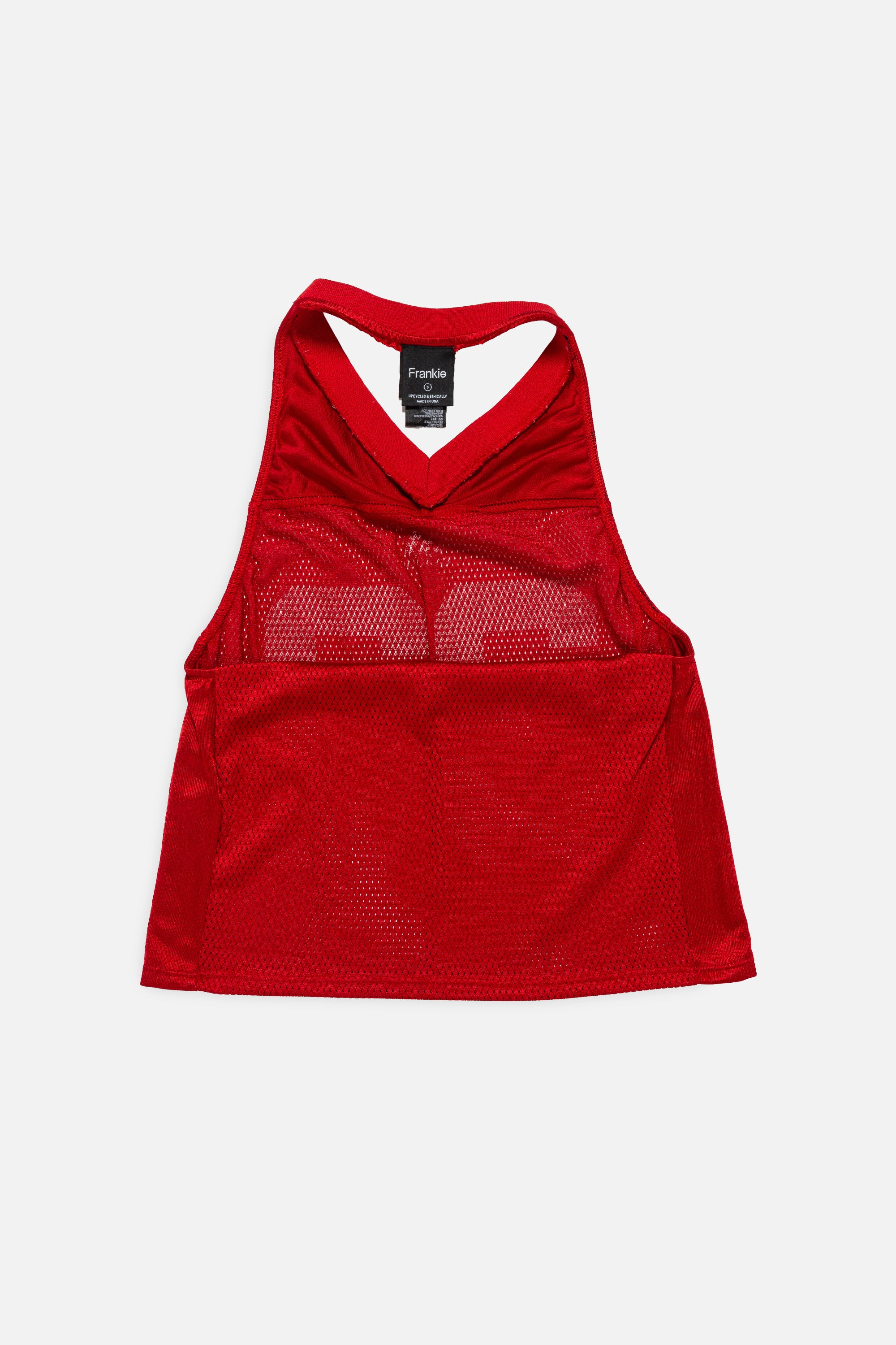 Rework Nebraska Cornhuskers Halter Top