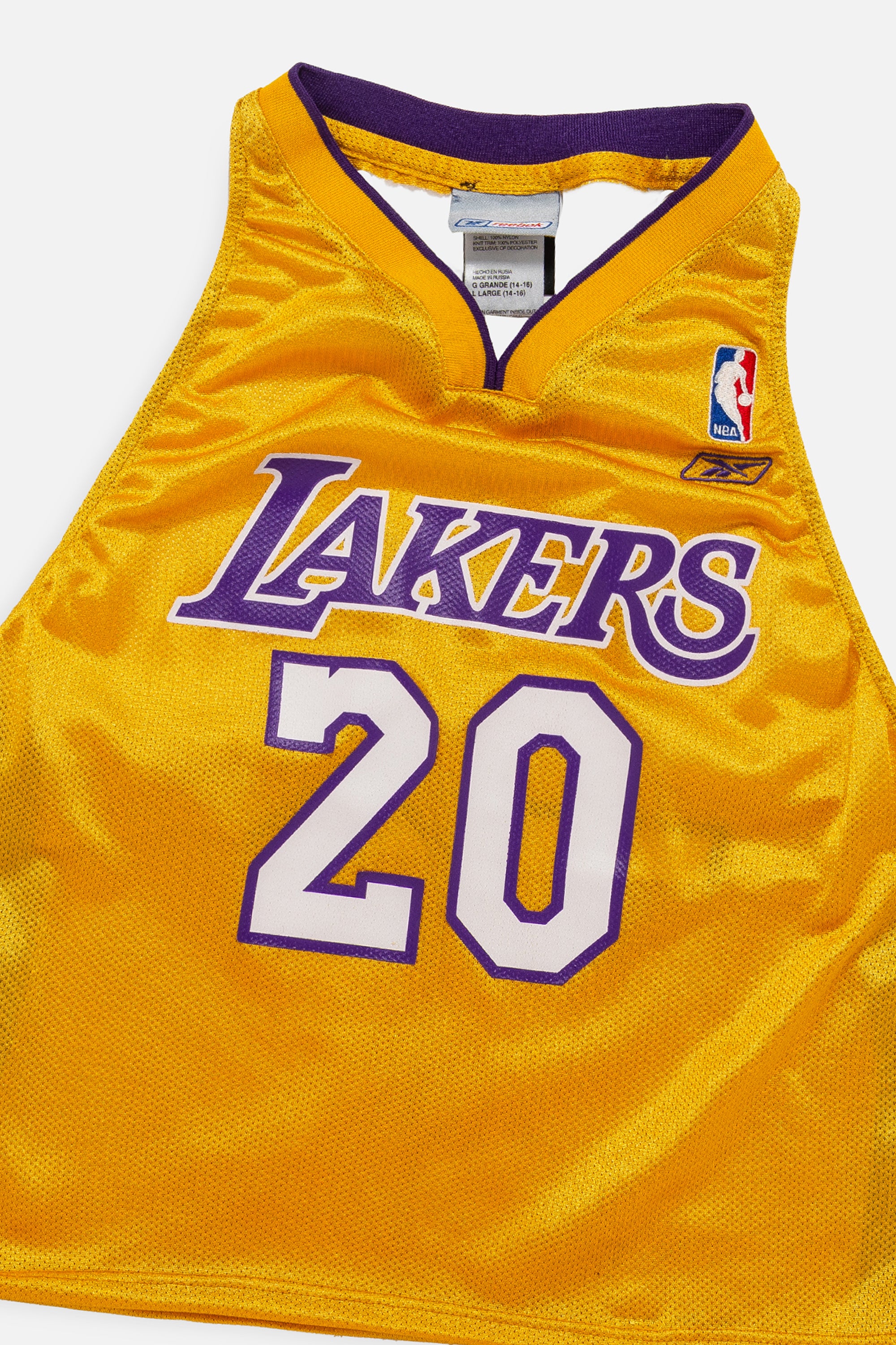 Rework Los Angeles Lakers NBA Halter Top