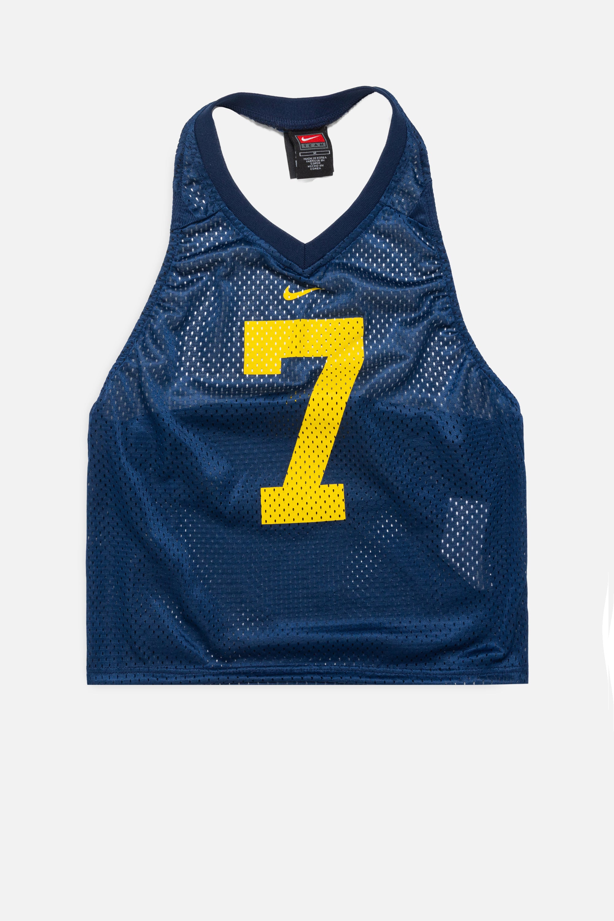 Rework Michigan Wolverines Halter Top
