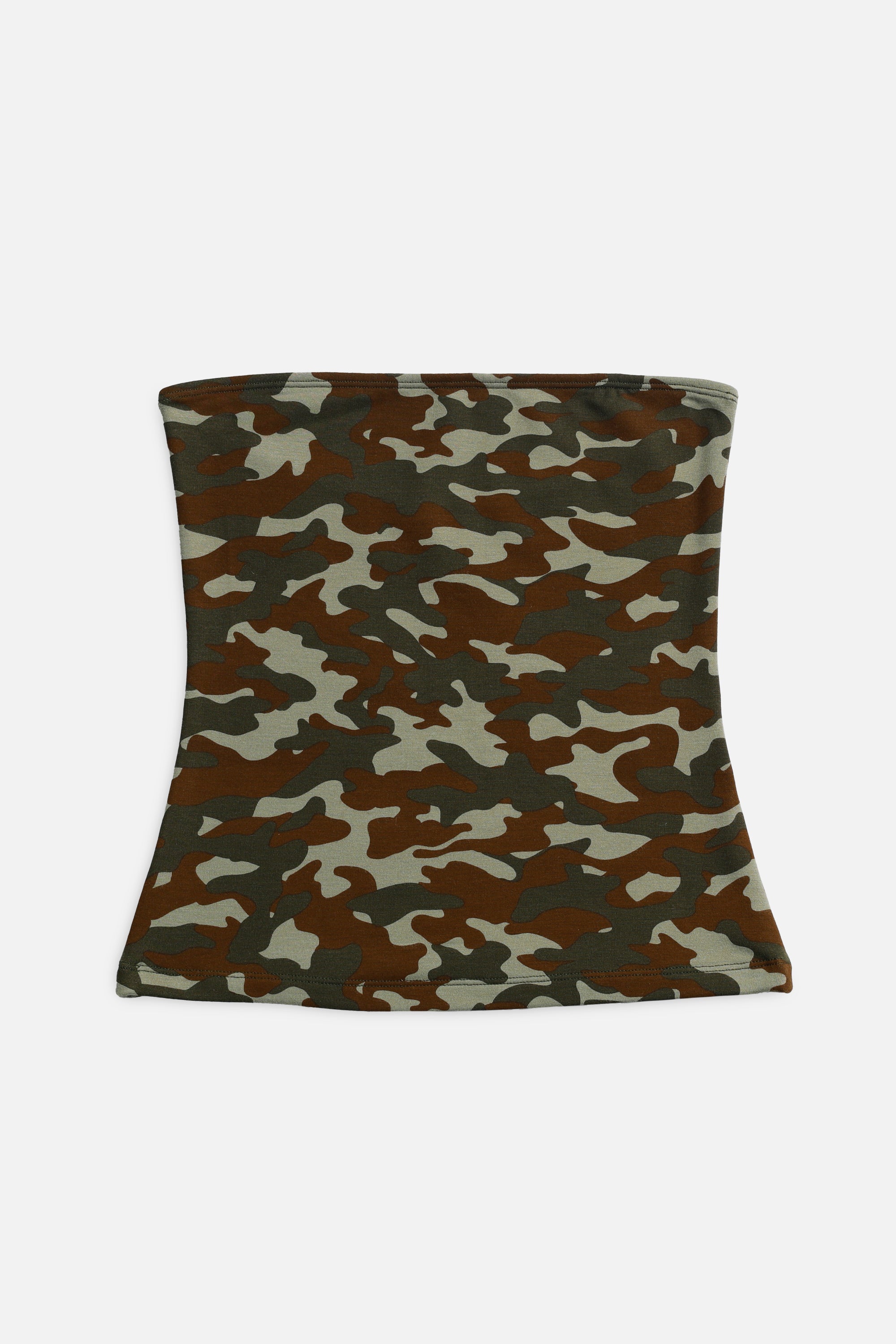 Camo Tube Top - Olive-TOPS-Frankie-Frankie Collective