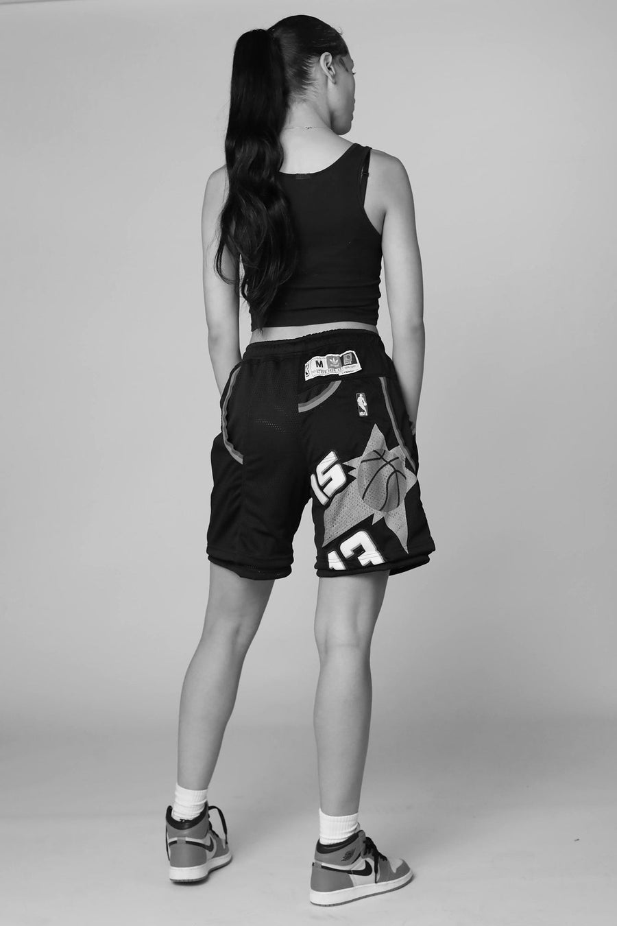 Unisex Rework San Antonio Spurs NBA Jersey Shorts - L