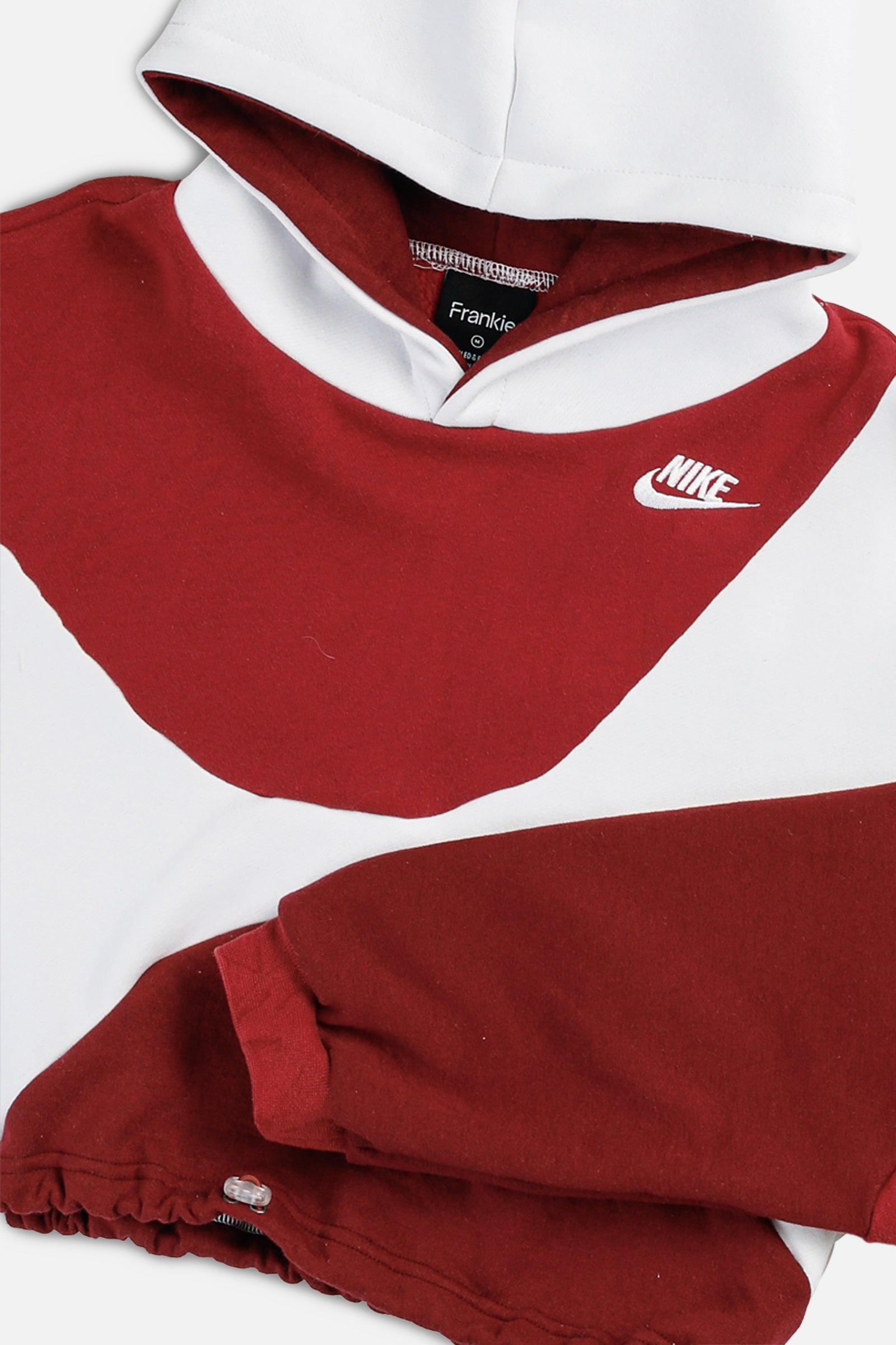 Rework Nike Wave Crop Sweatshirt - M-SWEATERS-Nike-M-Frankie Collective Rare Vintage Streetwear Reworks