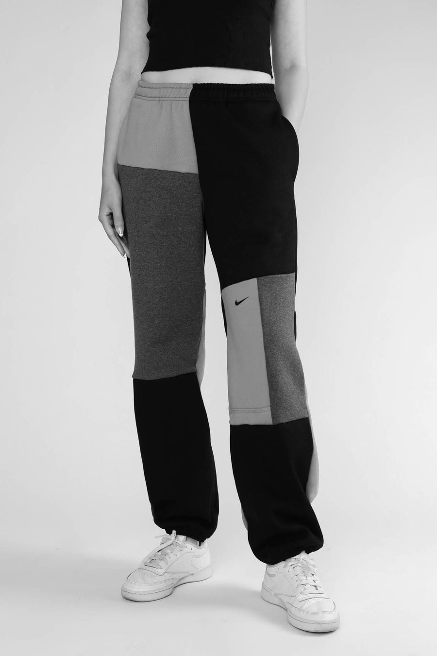 Unisex Rework Nike Patchwork Sweatpants - XS