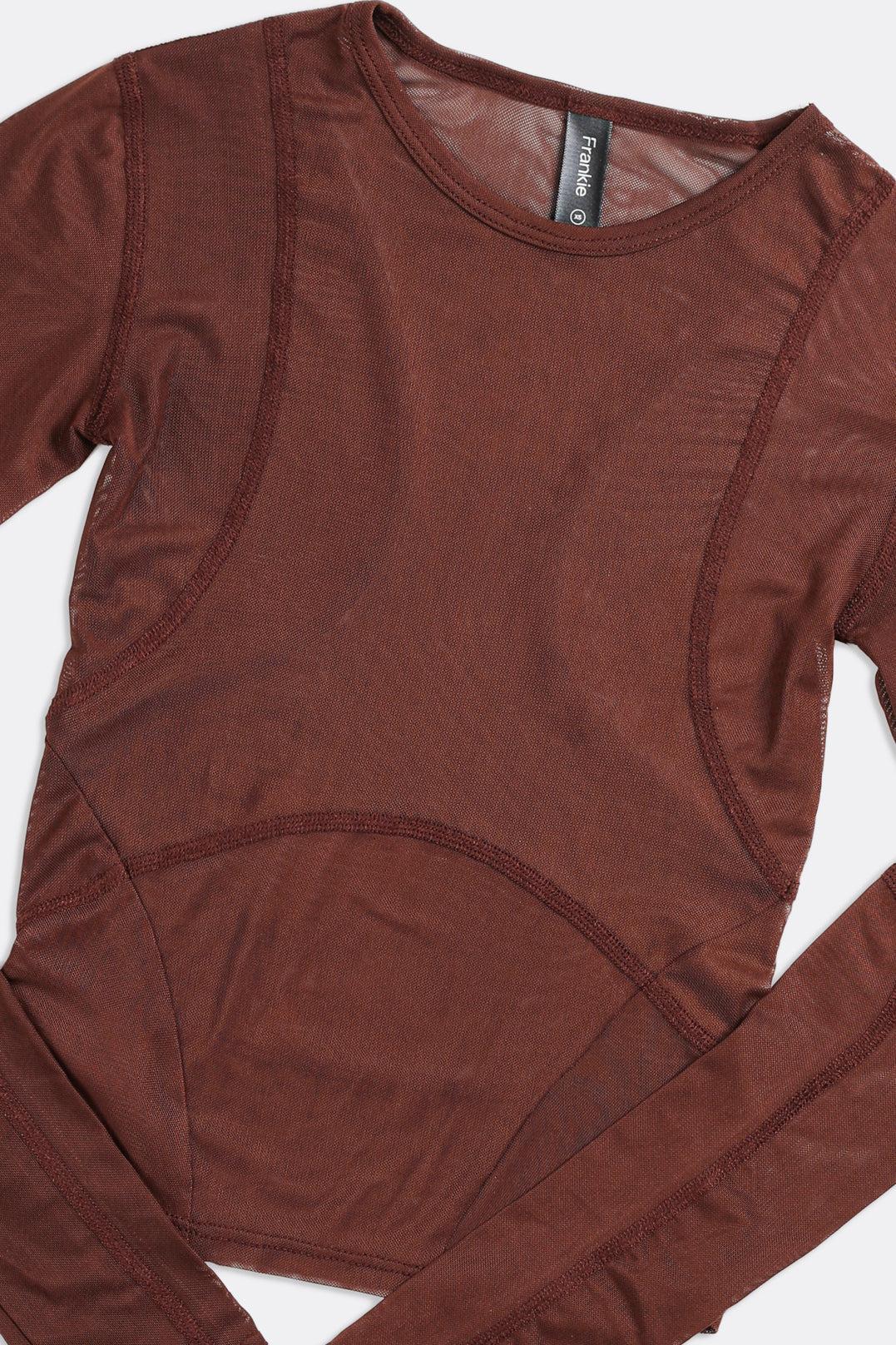 Recycled Cayenne Mesh Top-TOPS-Frankie-XS-Frankie Collective Rare Vintage Streetwear Reworks