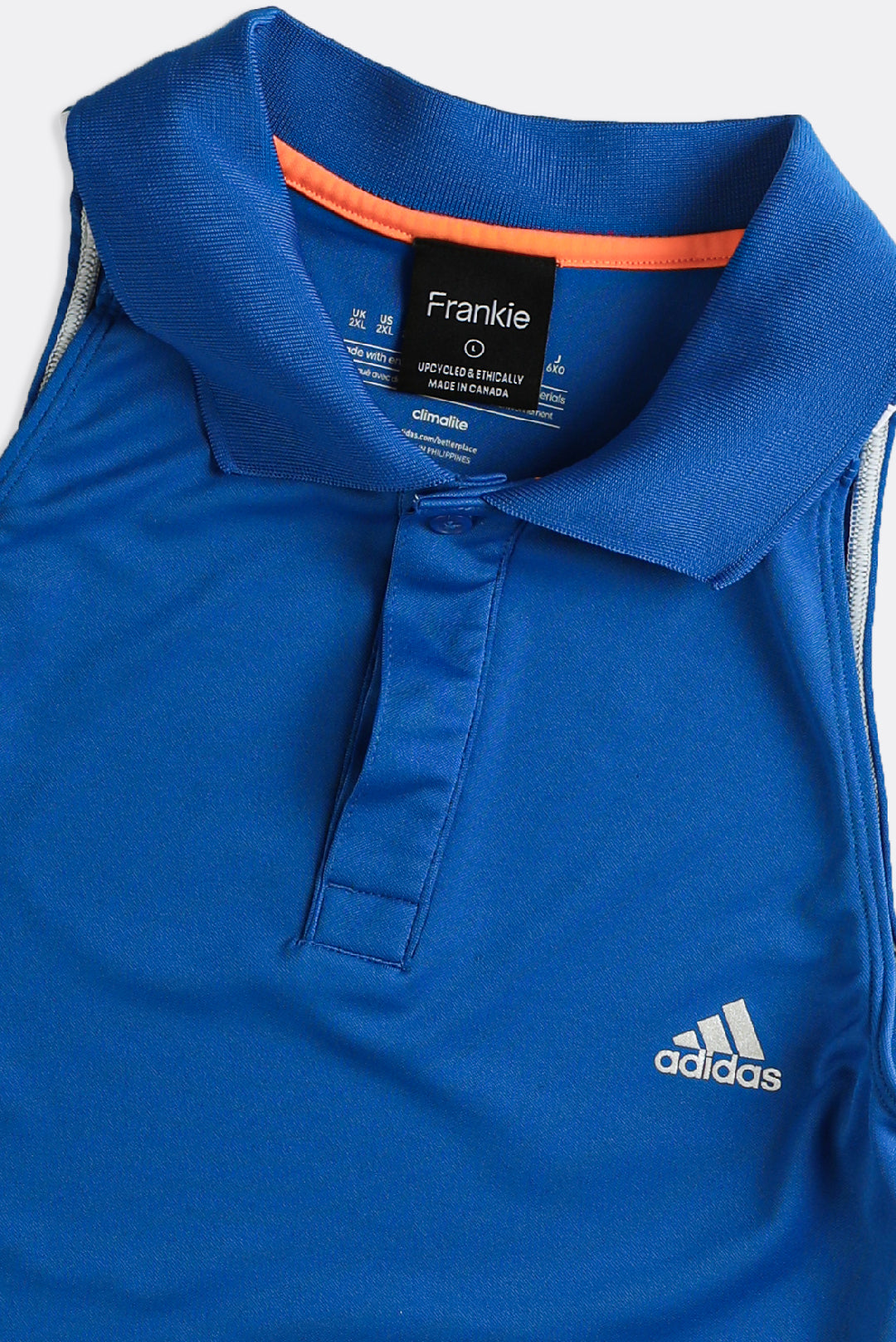 Rework Adidas Athletic Collared Tank - L-TOPS-Adidas-Frankie Collective Rare Vintage Streetwear Reworks