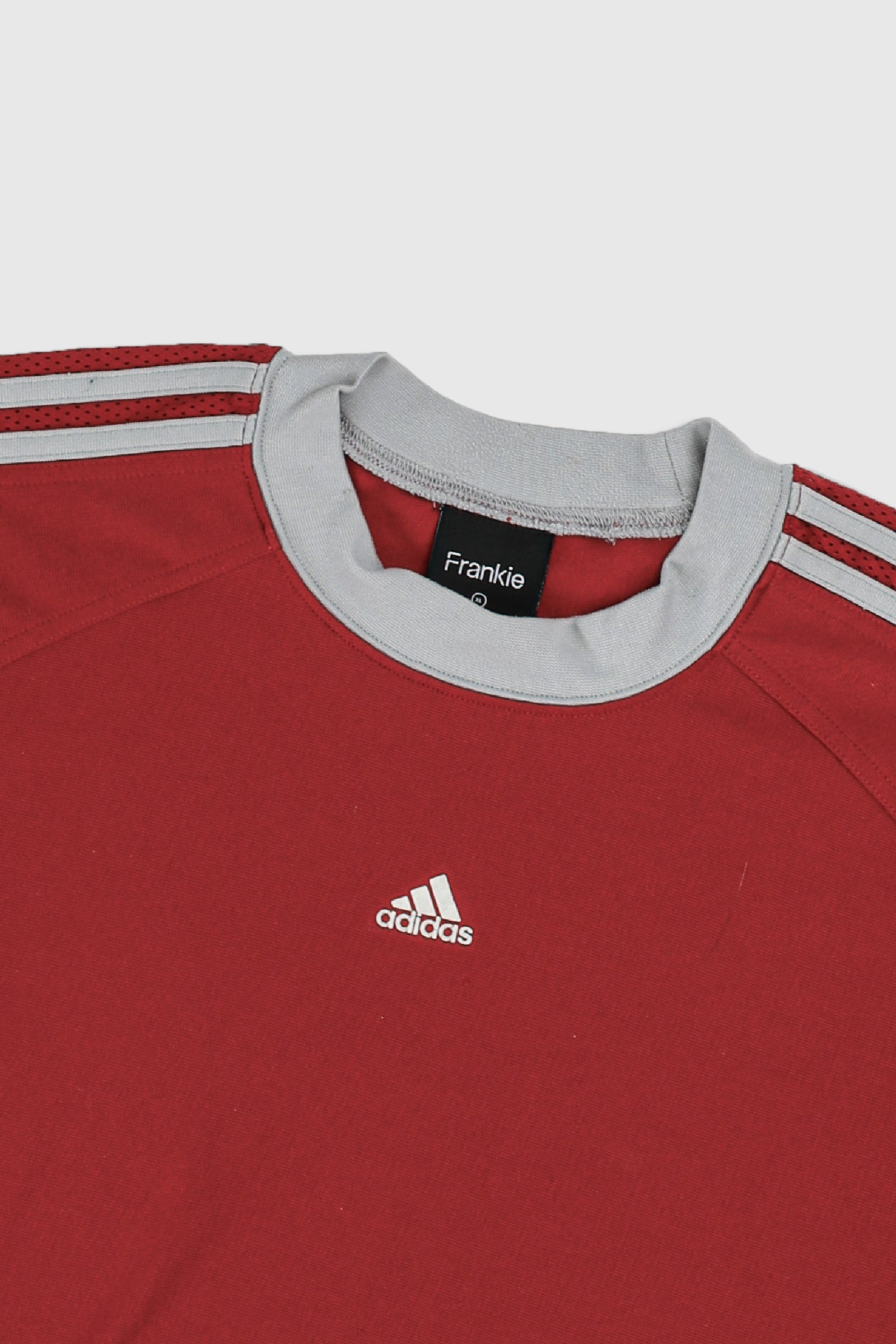 Rework Adidas Crop Athletic Longsleeve Tee - XL-Tops-Frankie Collective-Frankie Collective Rare Vintage Streetwear Reworks