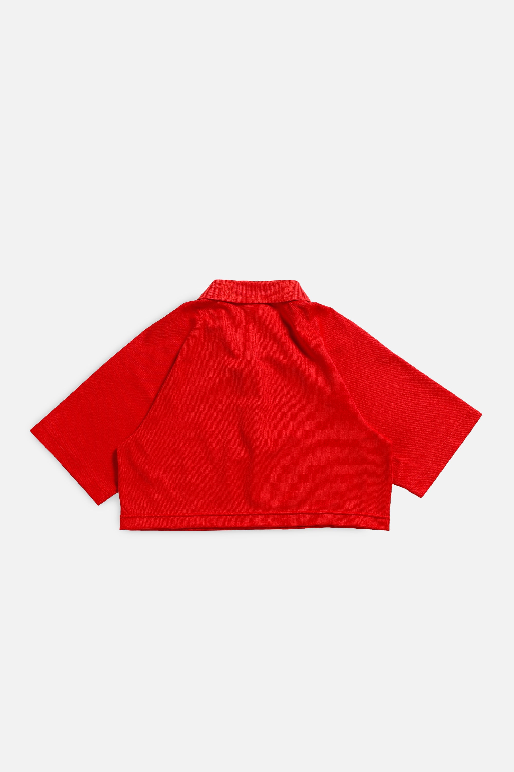 Rework Adidas Crop Collared Tee - XS-T-SHIRTS-Adidas-Frankie Collective