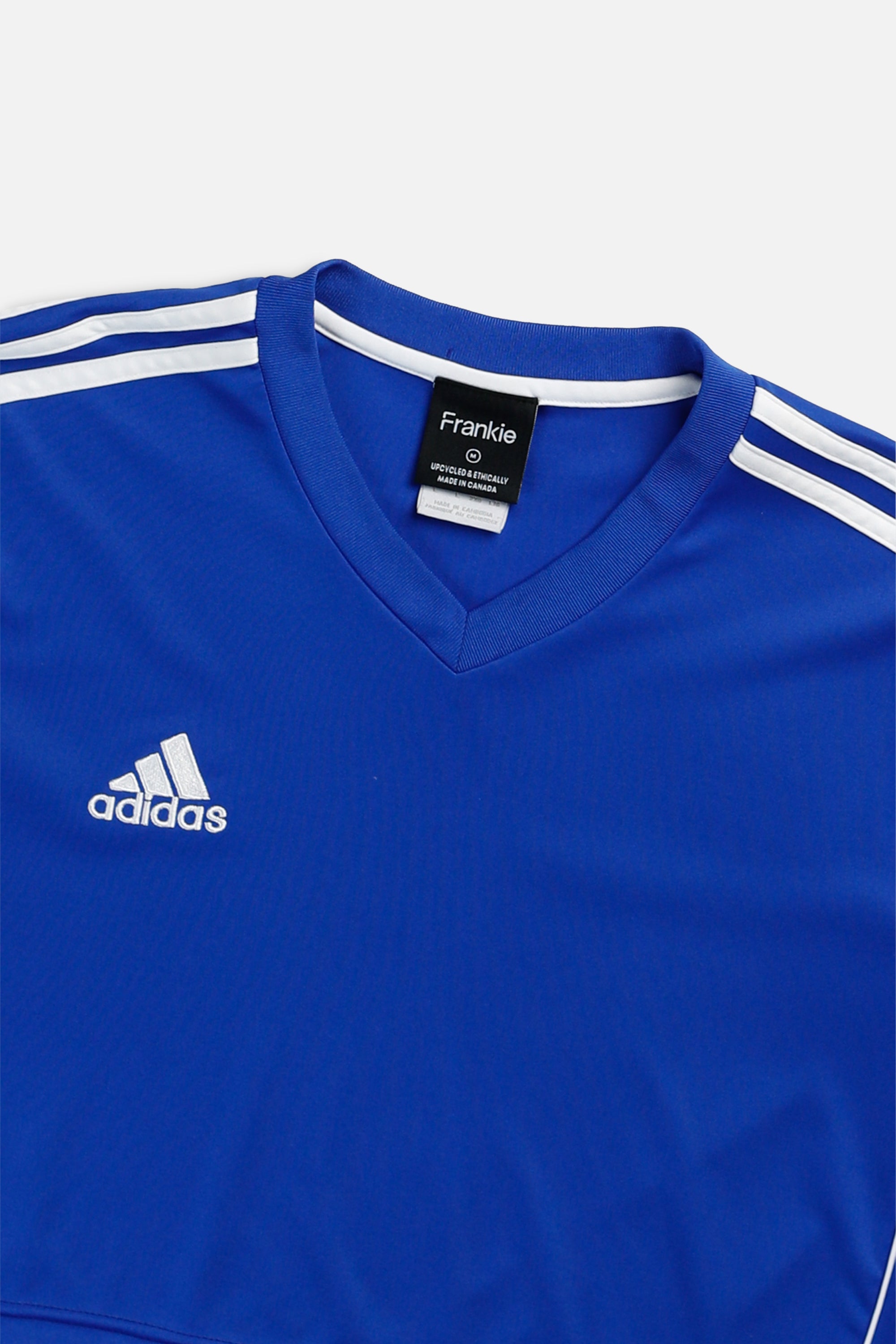 Rework Adidas Crop Tee - M, L-TOPS-Adidas-M-Frankie Collective Rare Vintage Streetwear Reworks