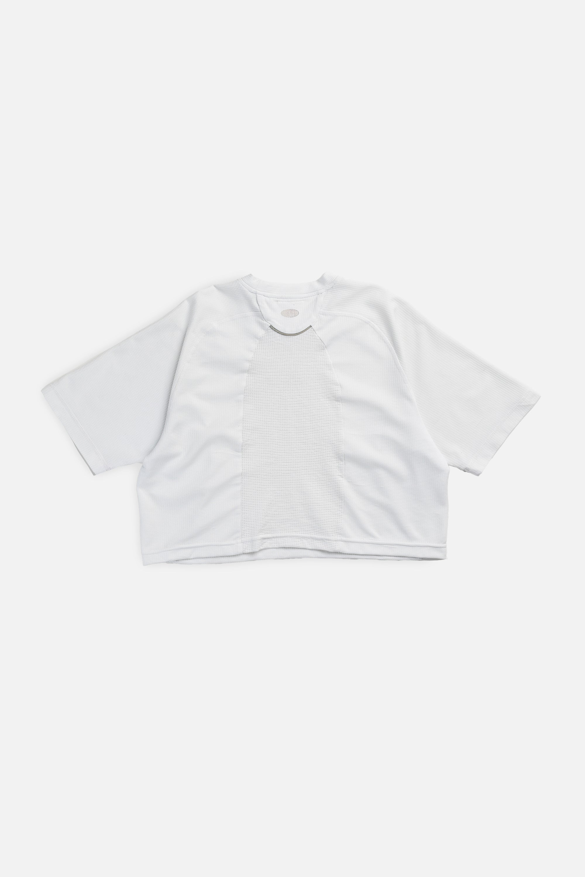 Rework Adidas Crop Tee - M-TOPS-Adidas-M-Frankie Collective Rare Vintage Streetwear Reworks