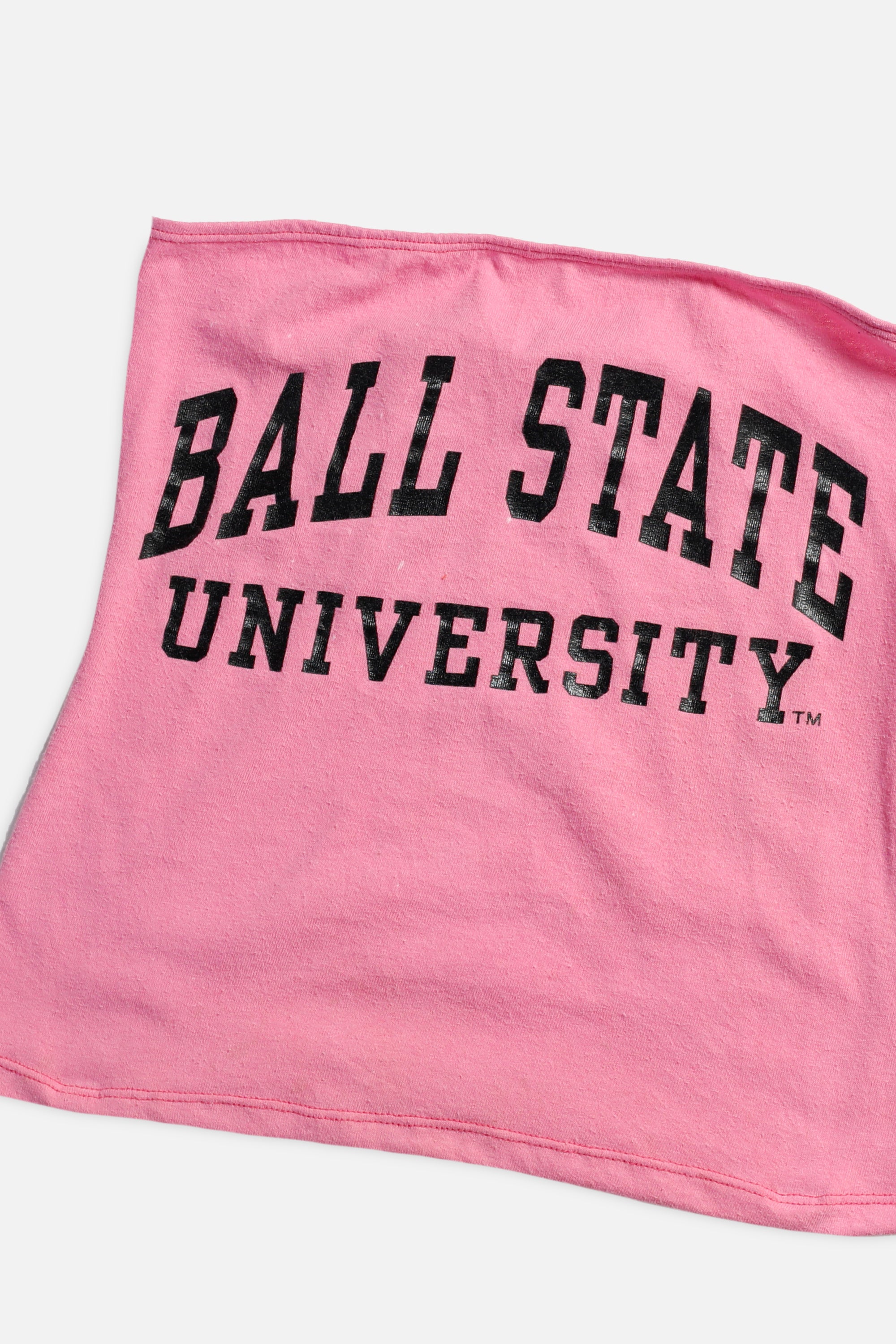 Rework Ball State Tube Top - M-TOPS-Varsity-Frankie Collective