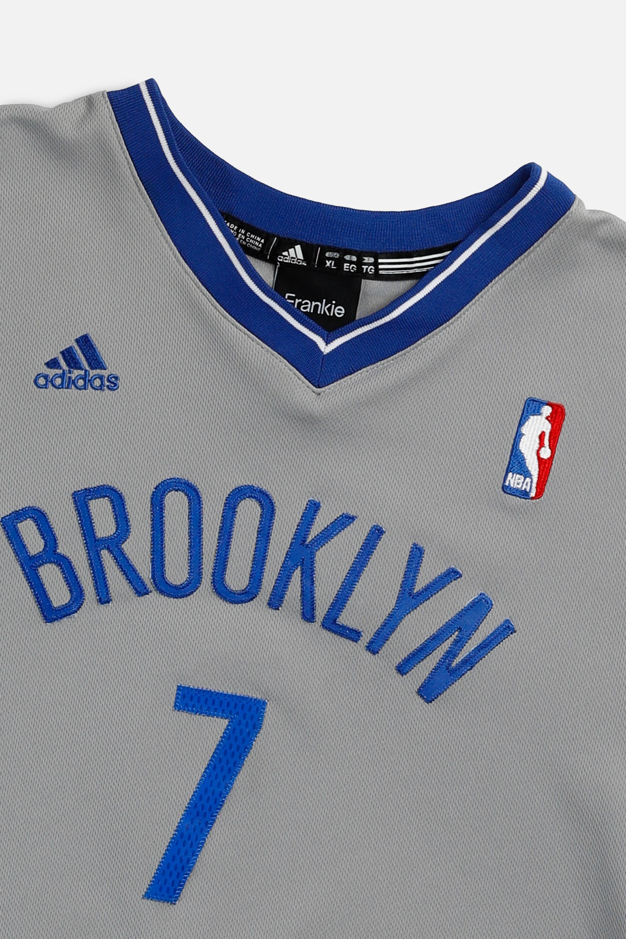 Rework Brooklyn Nets NBA Crop Jersey - S-JERSEYS-NBA-S-Frankie Collective Rare Vintage Streetwear Reworks