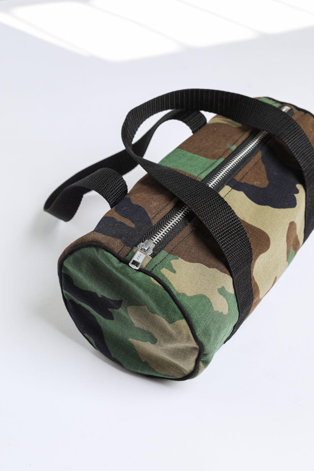 Rework Camo Mini Duffle Bag-BAGS-Nike-Frankie Collective Rare Vintage Streetwear Reworks