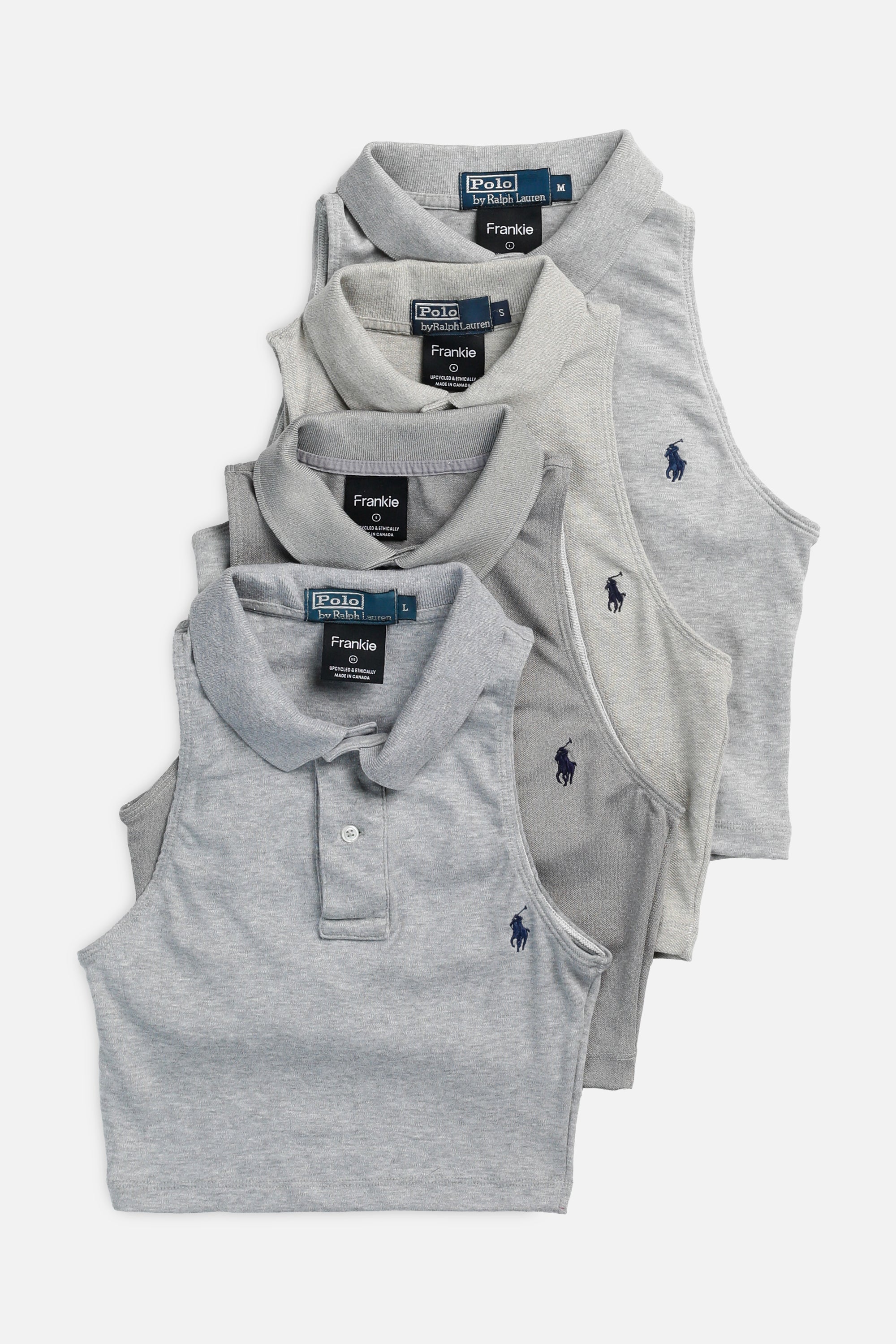 Rework Collared Tank - XS, S, M, L, XL-TOPS-vendor-unknown-XS-Frankie Collective Rare Vintage Streetwear Reworks