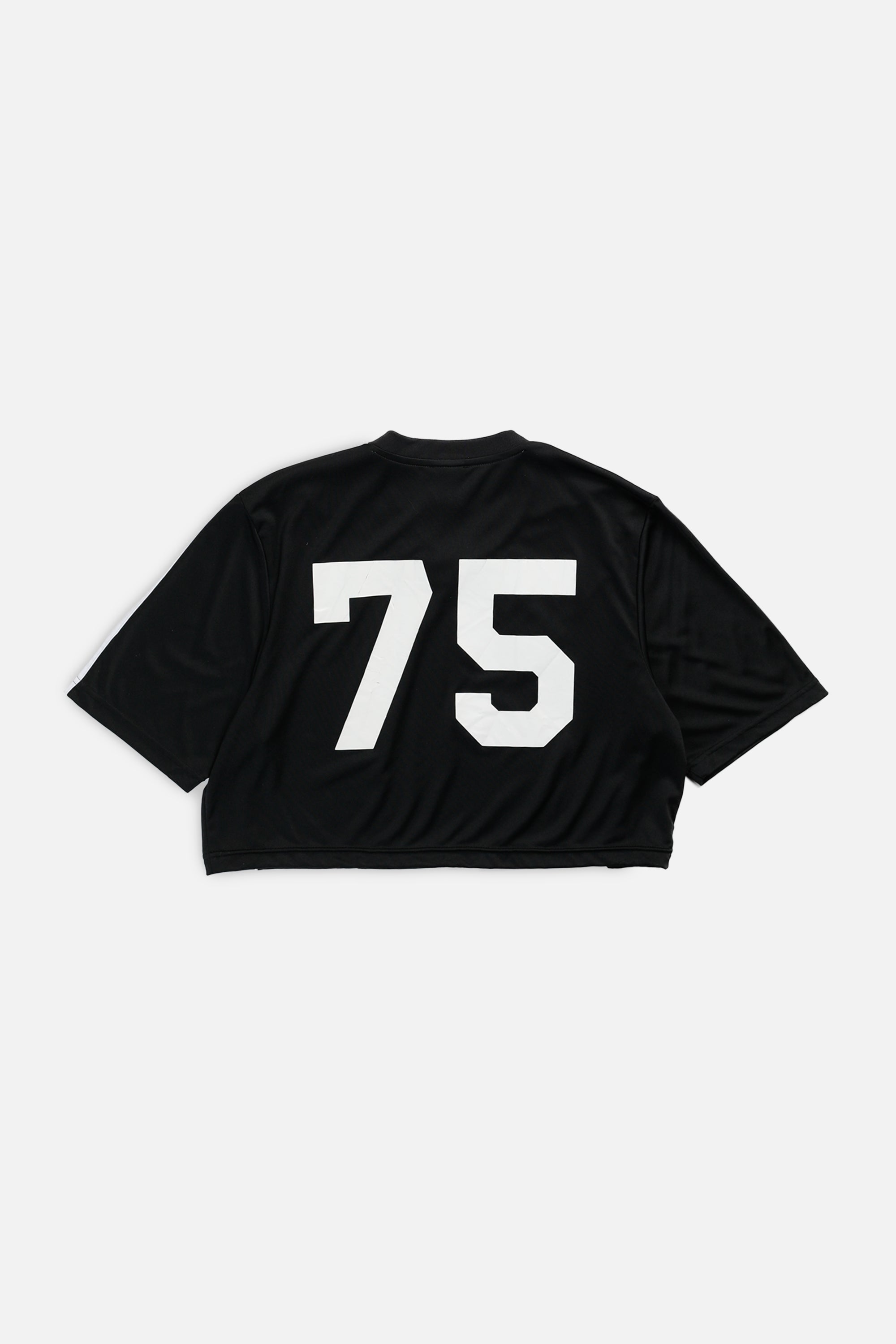 Rework Crop Adidas Soccer Jersey - L-JERSEYS-Adidas-L-Frankie Collective Rare Vintage Streetwear Reworks