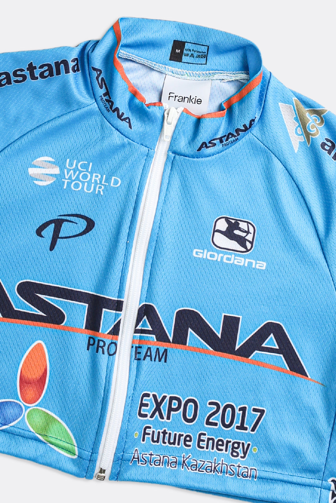 Rework Crop Cycling Jersey - S-JERSEYS-vendor-unknown-Frankie Collective Rare Vintage Streetwear Reworks