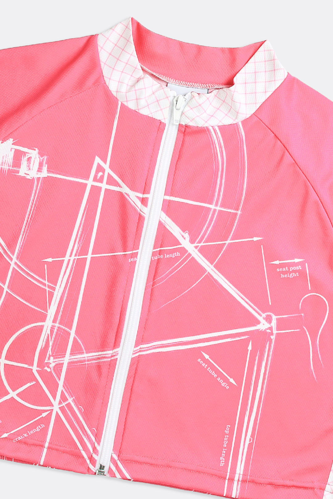 Rework Crop Cycling Jersey - XL-JERSEYS-vendor-unknown-Frankie Collective Rare Vintage Streetwear Reworks