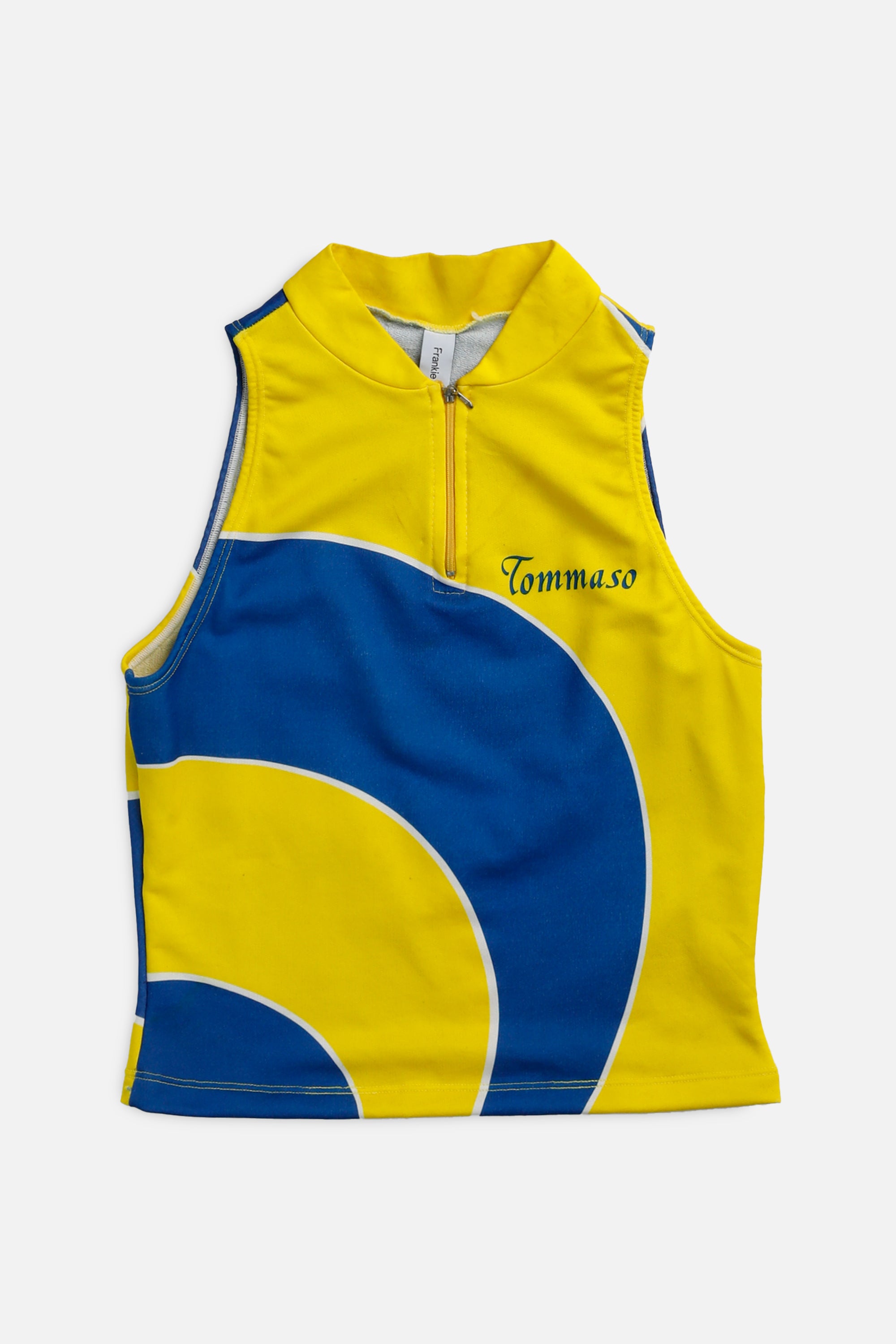 Rework Cycling Tank - L-TOPS-vendor-unknown-L-Frankie Collective Rare Vintage Streetwear Reworks