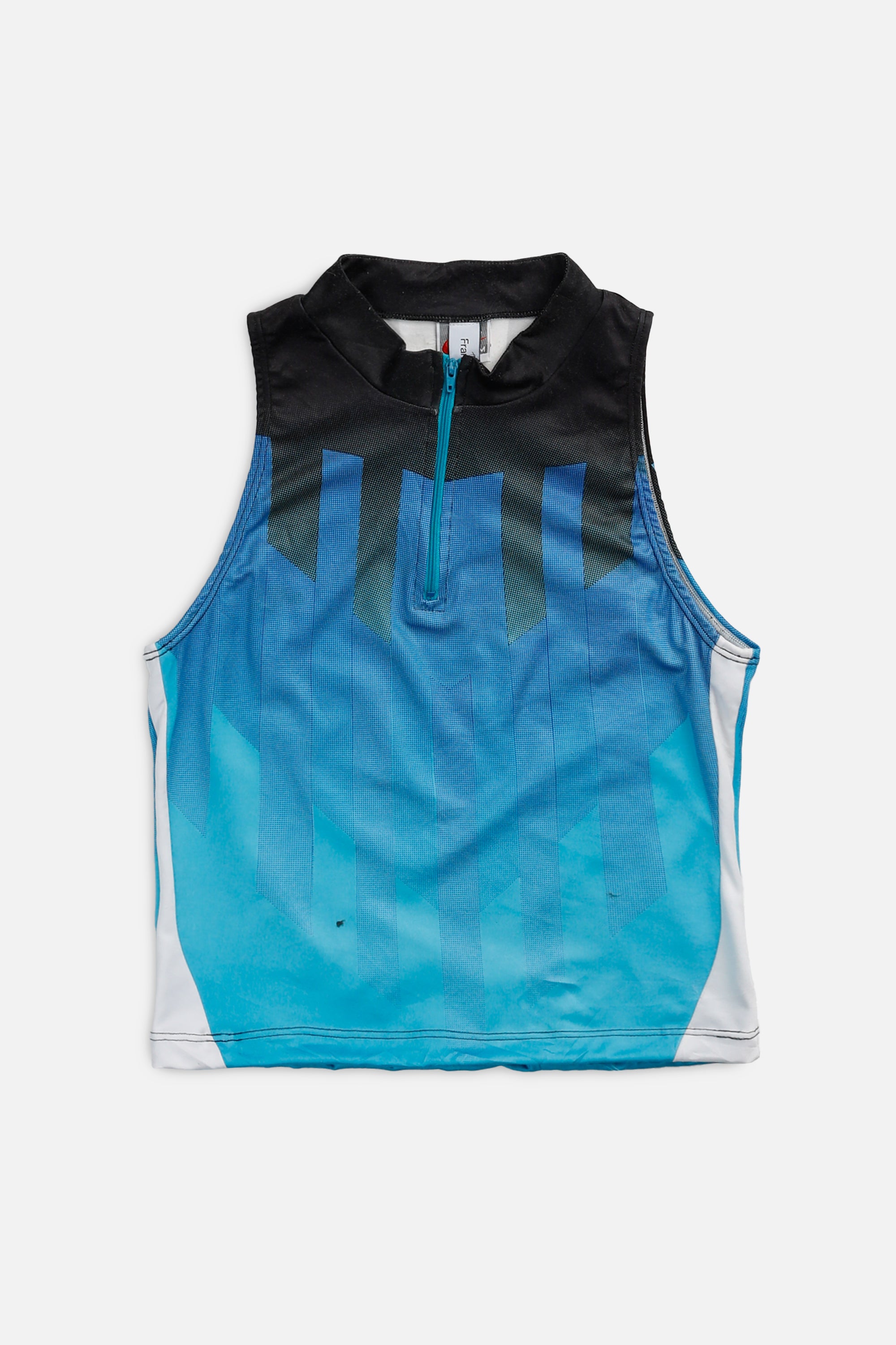 Rework Cycling Tank - M-TOPS-vendor-unknown-M-Frankie Collective Rare Vintage Streetwear Reworks